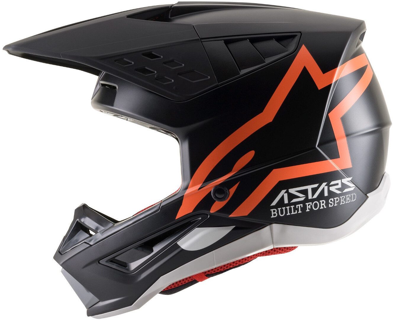 Alpinestars Motocrosshelm S-M5 Compass Motocross Helm, Notfallsystem-Polsterung (EQRS)
