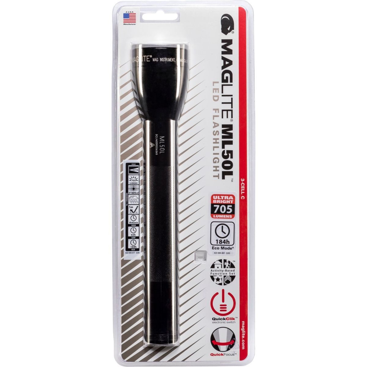 MAGLITE Taschenlampe ML50L 3 C-Cell Taschenlampe