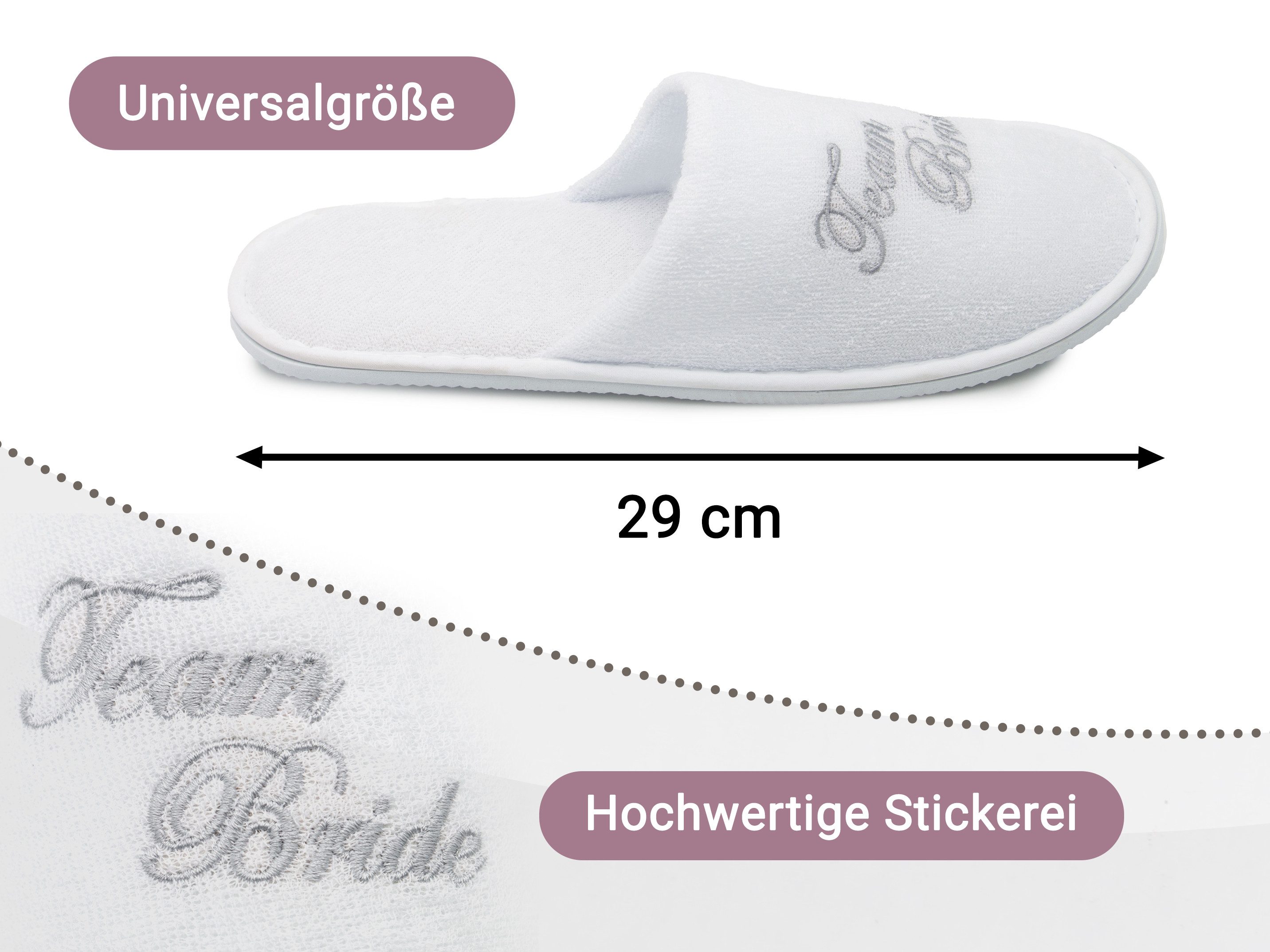 ZOLLNER Pantoffel (10-tlg) 100% Polyester