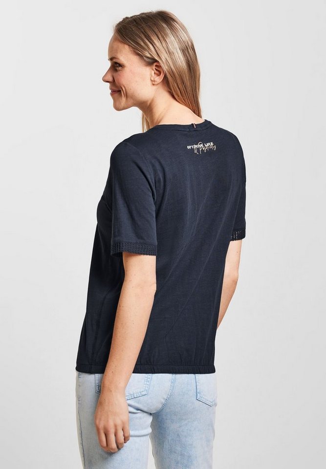 Cecil T-Shirt, Spitzeneinsätze