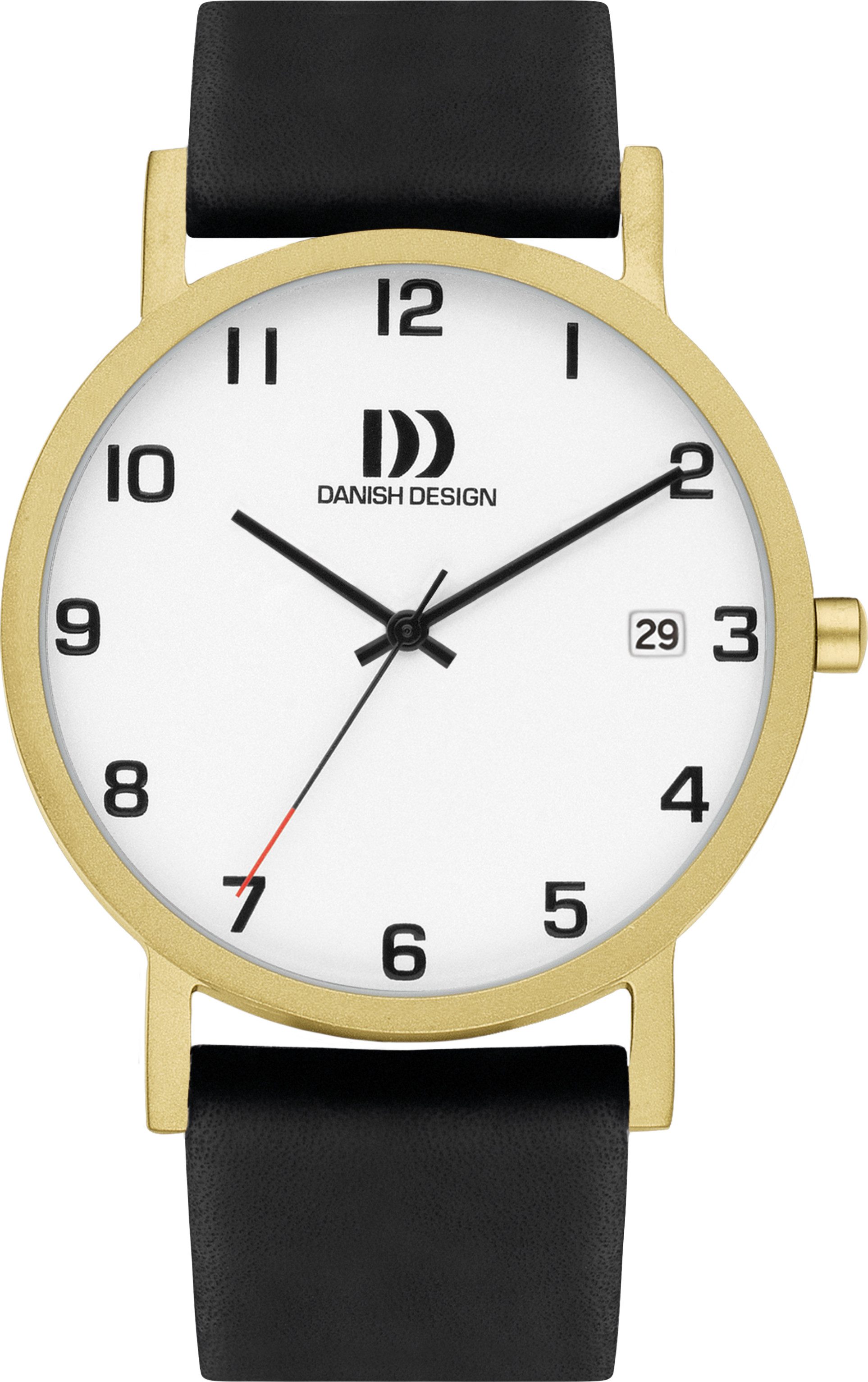 Danish Design Titanuhr Часы IPG unisex RHINE NMBRS 30, 35, 39mm Titanuhren