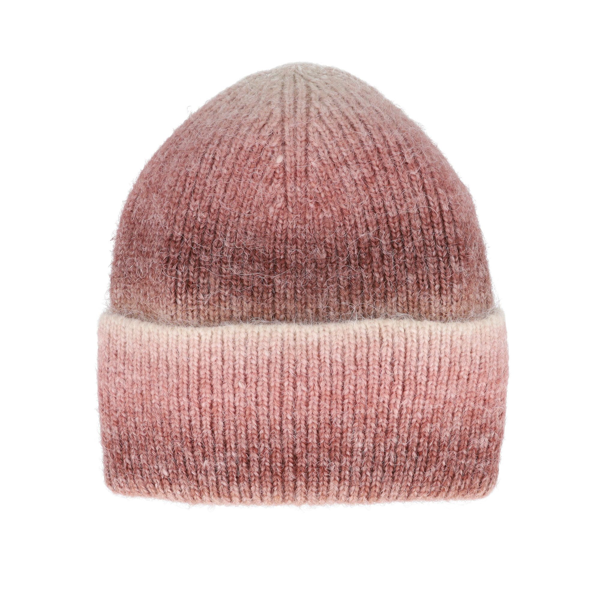 MAXIMO Strickmütze MINI GIRL-Beanie, Umschlag (1-St) Unikat