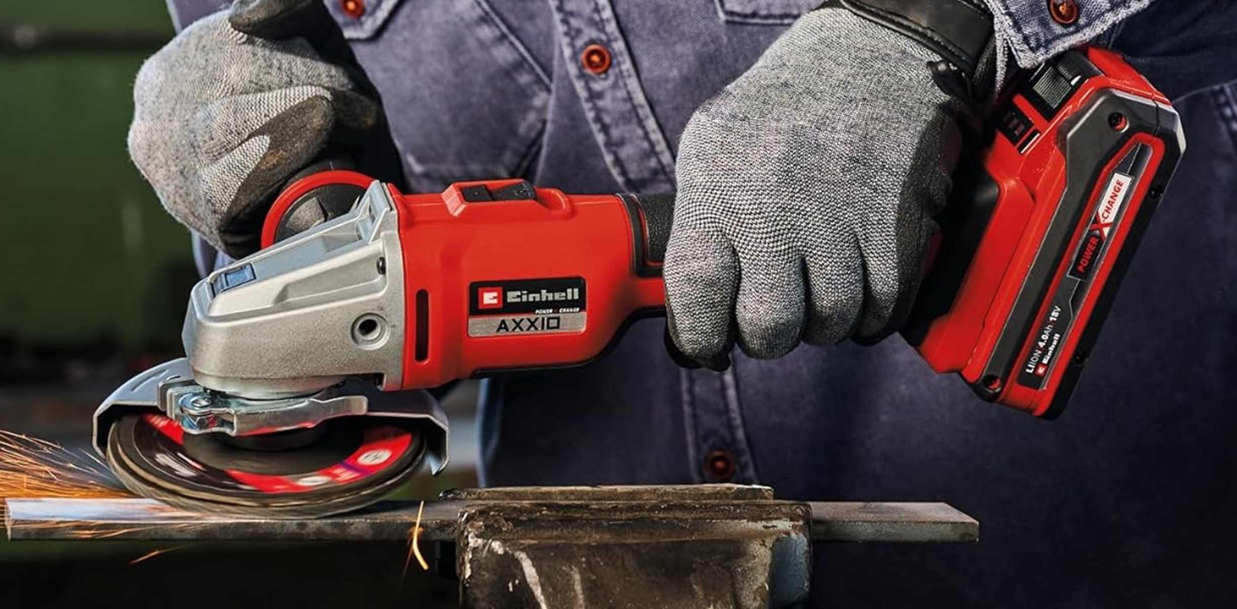 Einhell Akku-Winkelschleifer Schnellspannmutter M14 für Winkelschleifer, Schleifscheiben Ø 115-230 – Bild 4 von 5