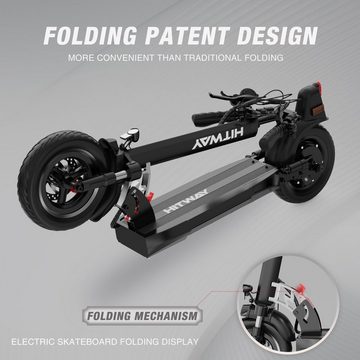 RCB E-Scooter 10 Zoll E-roller mit 480W Max. 10Ah ABE eKFV Zulassung,10-19km/h, 20,00 km/h