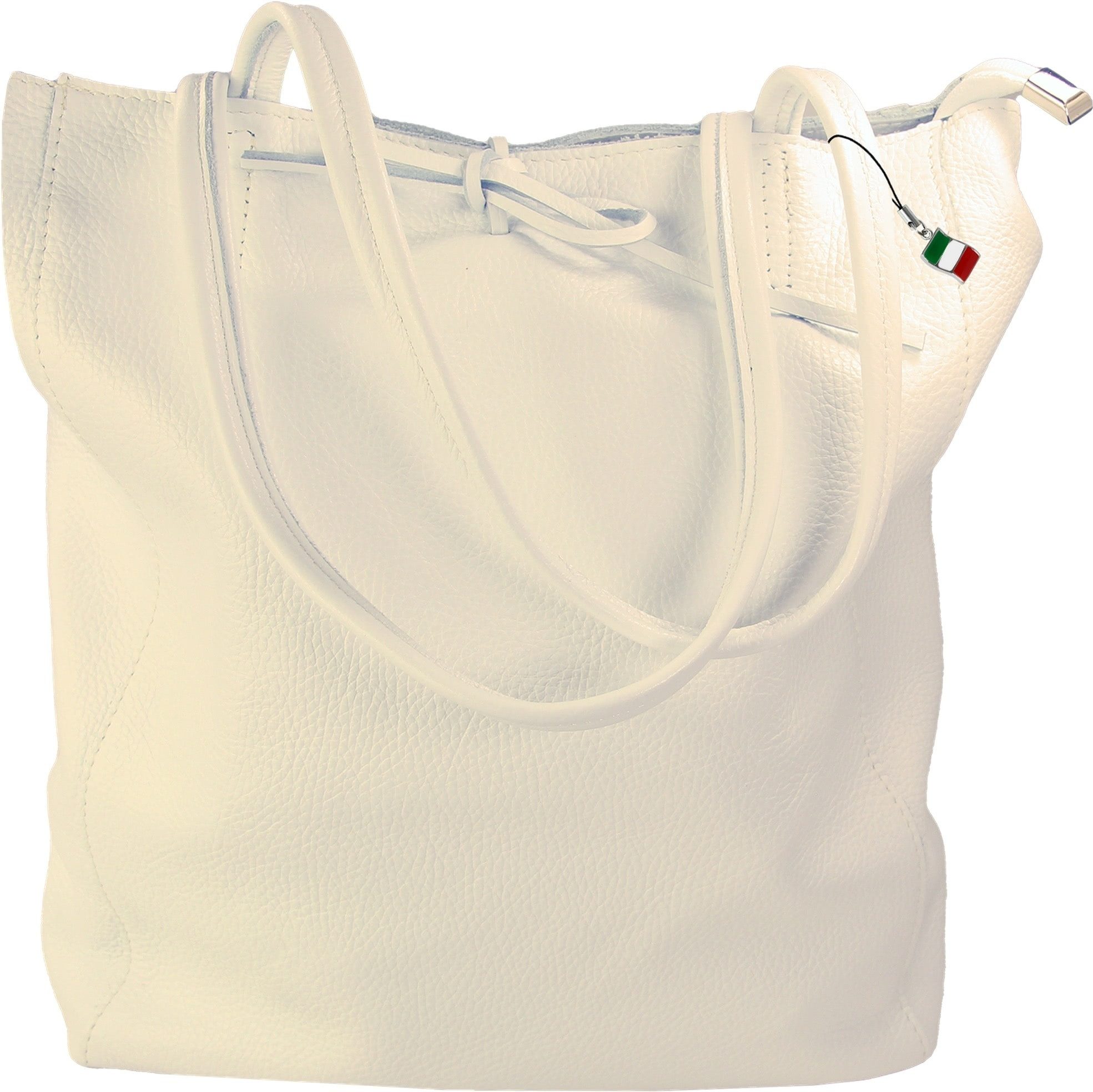 FLORENCE Schultertasche Florence ital. Shopper Echtleder günstig online kaufen
