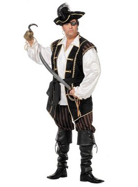 Metamorph Kostüm Piratenoutfit für Männer braun, Nix für Landratten: Piratenkostüm im gepflegten Look