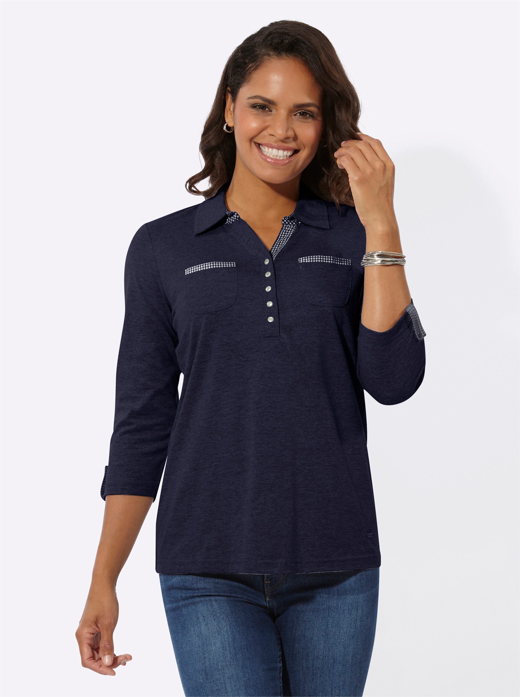 Casual Looks Poloshirt "Poloshirt", (1 tlg.) günstig online kaufen