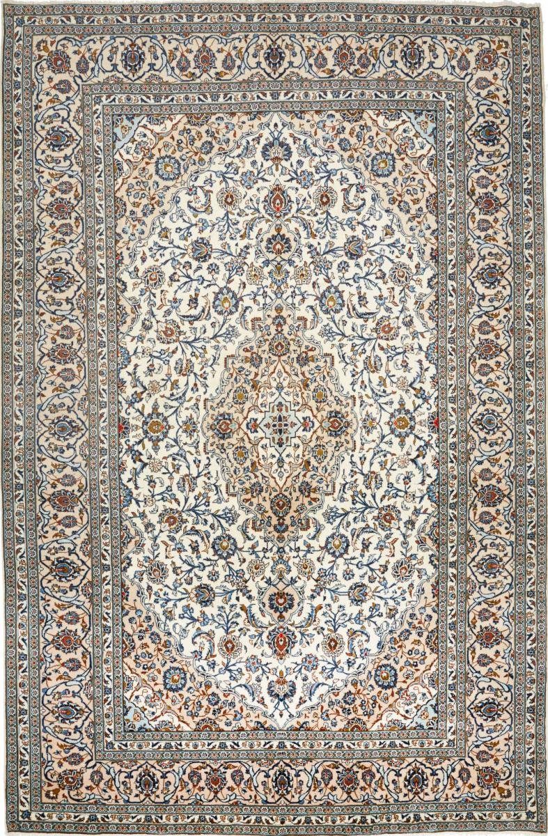 Orientteppich Keshan 249x384 Handgeknüpfter Orientteppich / Perserteppich, Nain Trading, rechteckig, Höhe: 12 mm