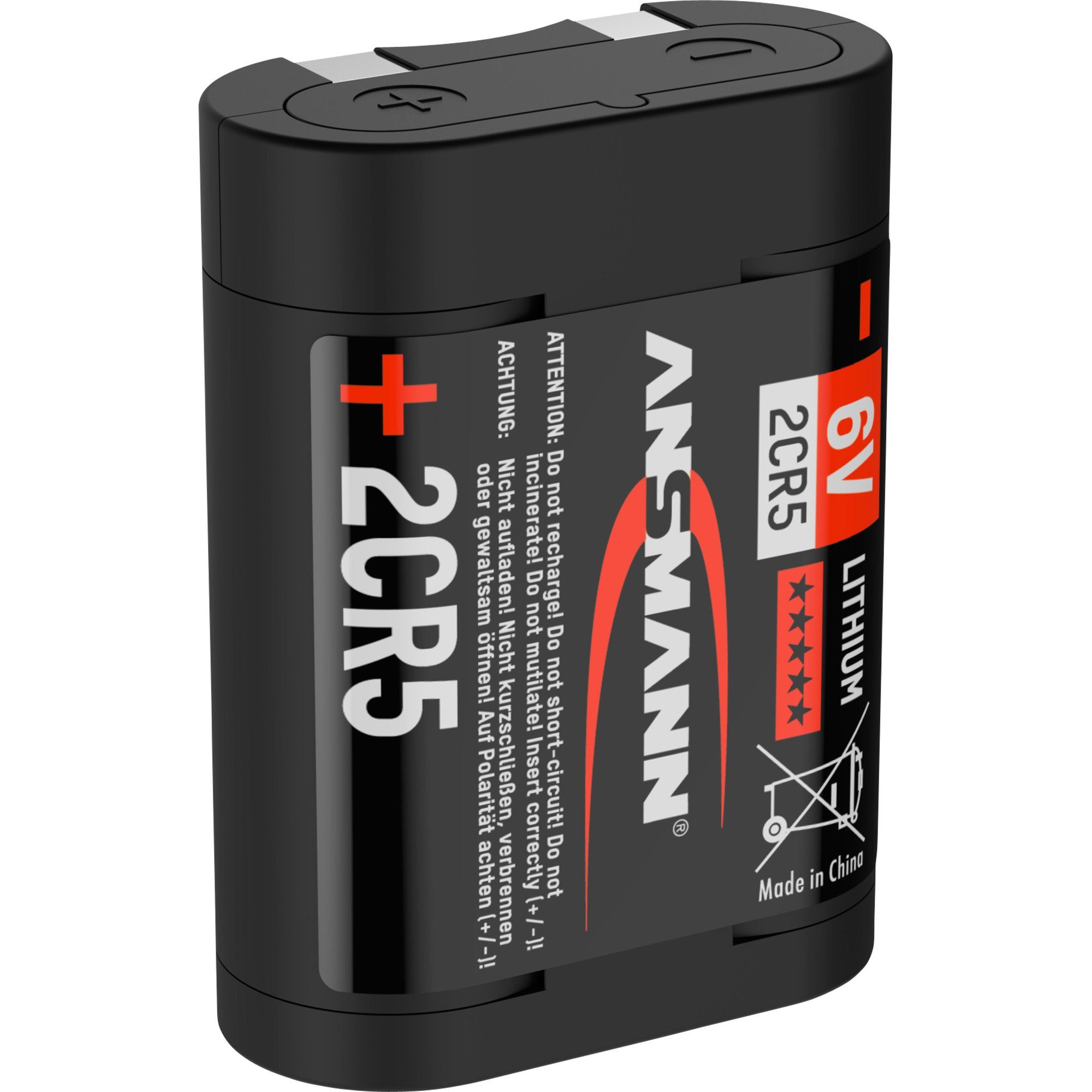 ANSMANN® Ansmann Lithium 2CR5, Kamera-Akku (1 Batterie Stück)