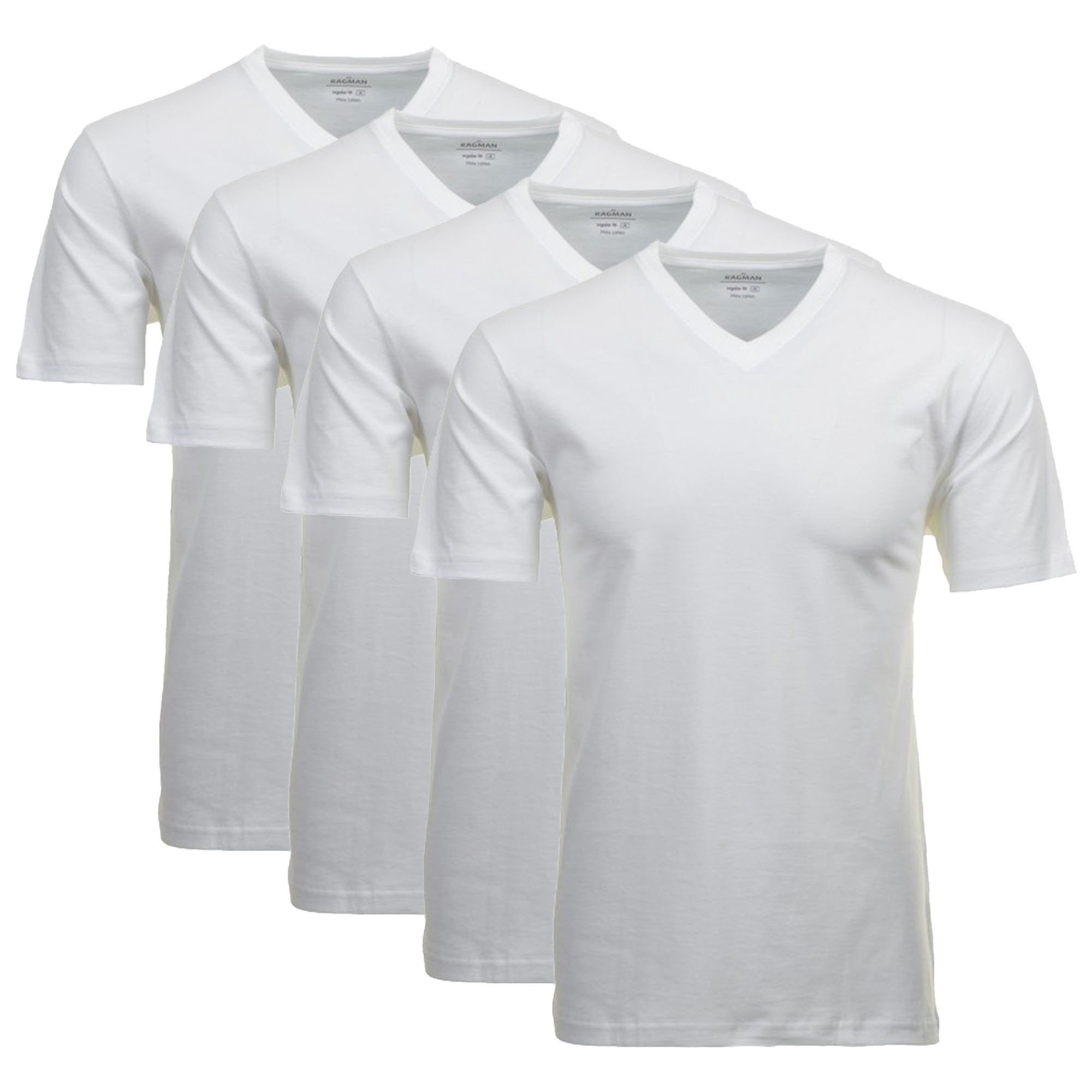 RAGMAN T-Shirt Herren T-Shirt 4er Pack günstig online kaufen