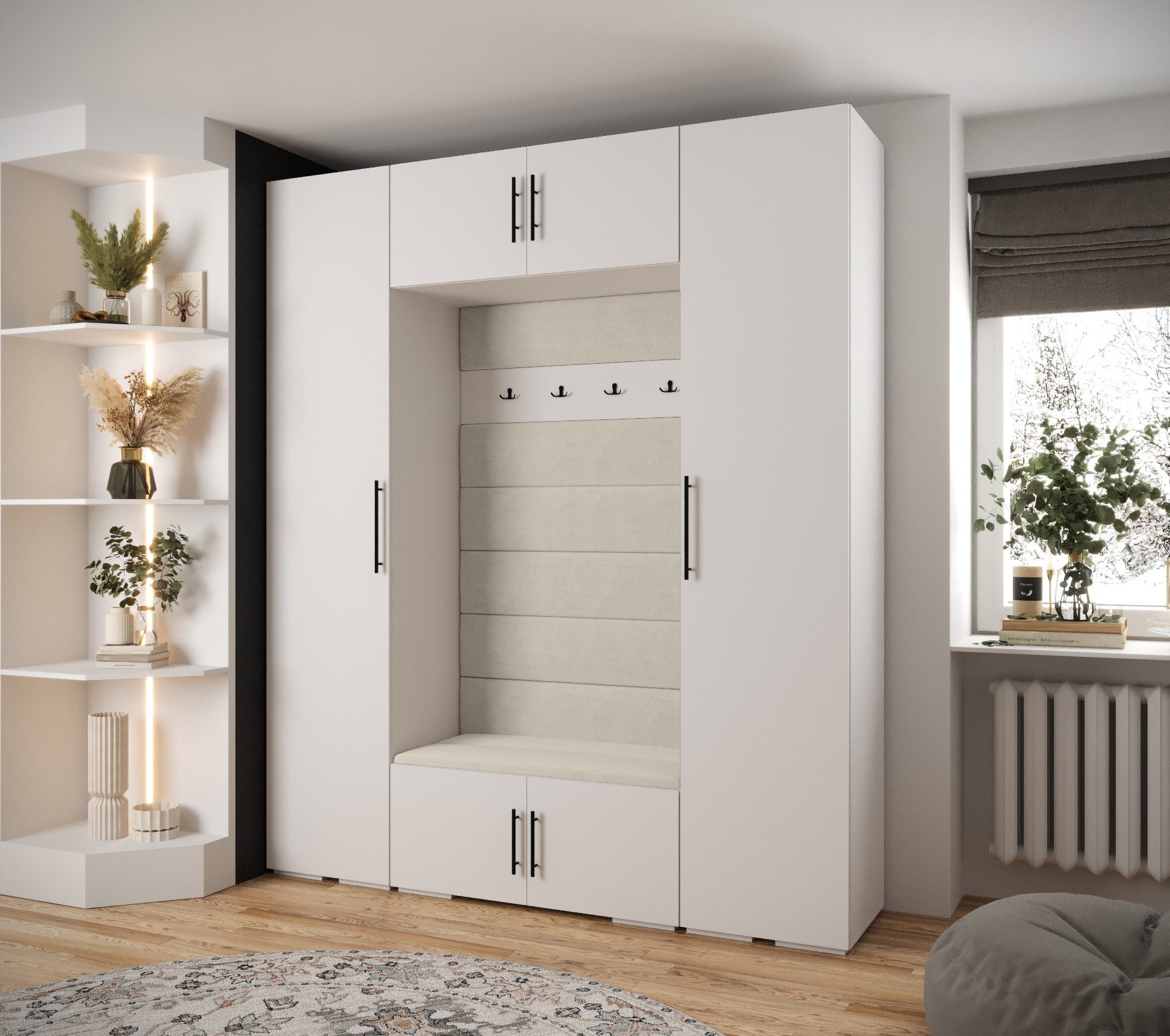 ABIKS MÖBEL Kompaktgarderobe INOVA 3 SATZ günstig online kaufen