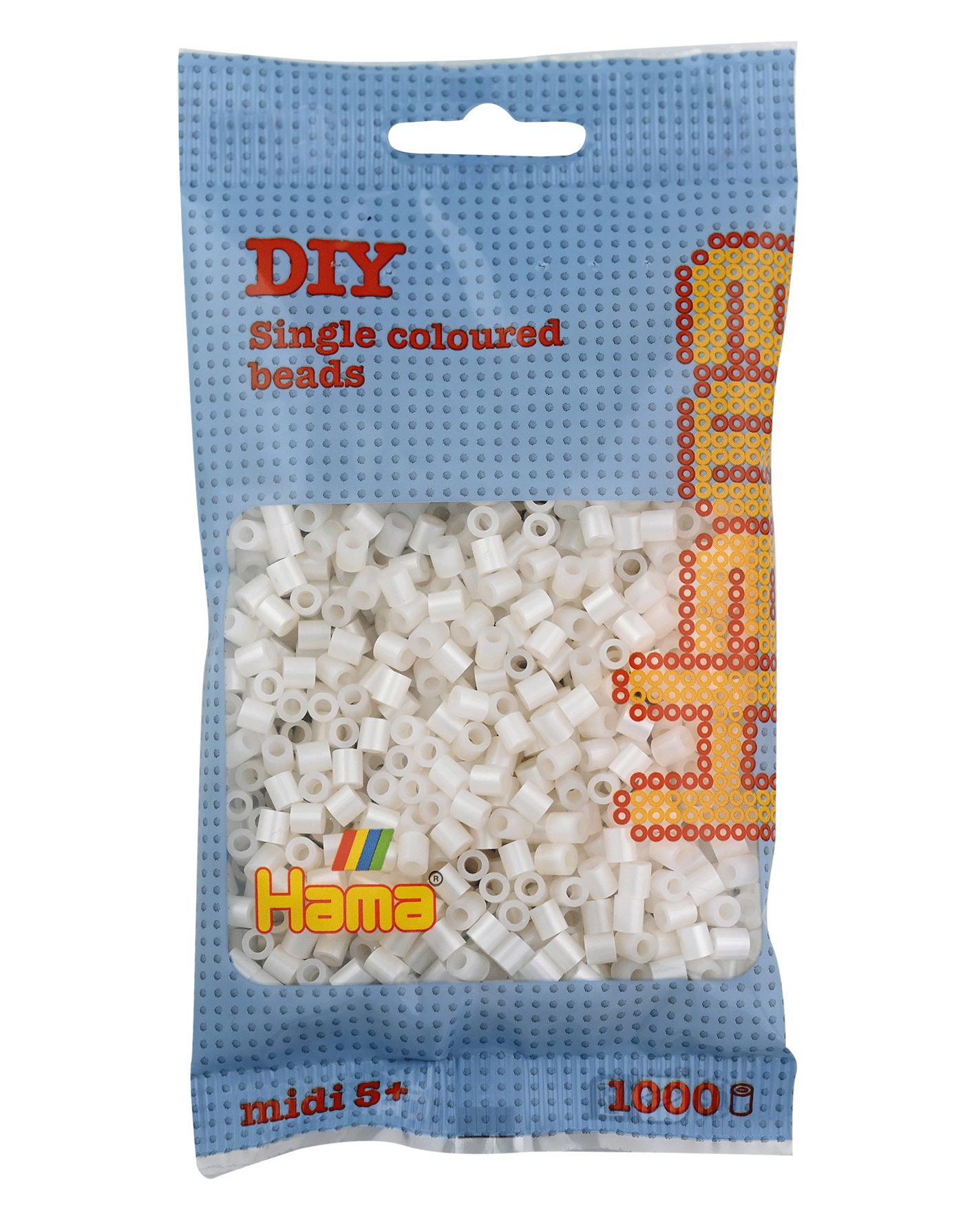 Hama Bügelperlen midi, perlmutt, im Beutel