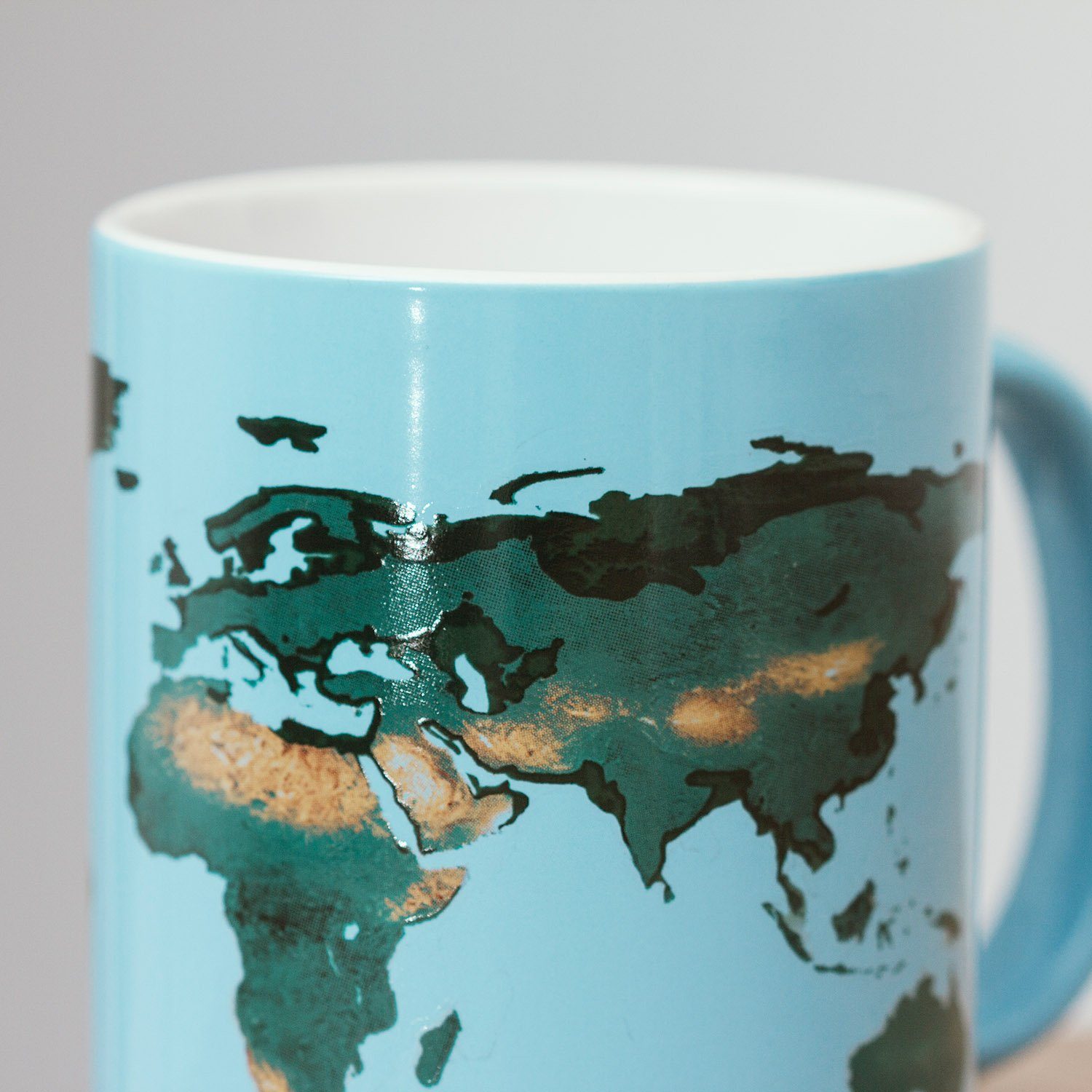 Thumbs Up Tasse Tasse "Erderwärmung", Keramik, Farbwechsel | Teetassen
