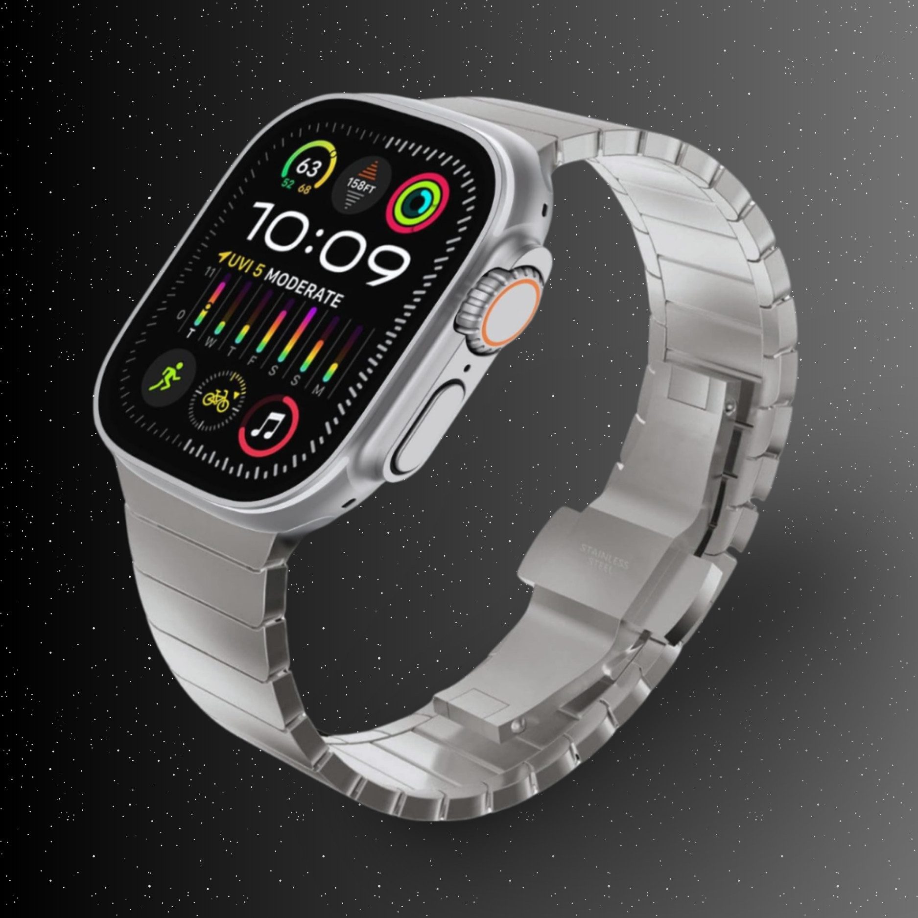 S&T Design Smartwatch-Armband Apple Watch Armband Ultra 2 49mm 45mm 44mm 42 günstig online kaufen