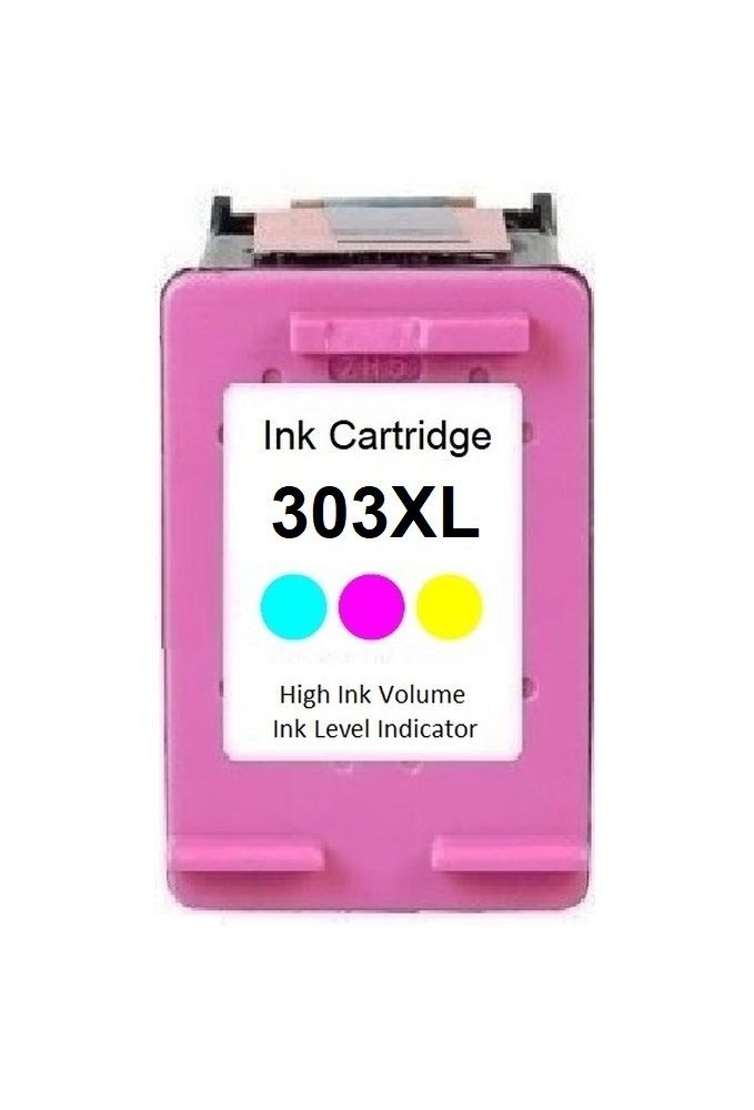 inkpro Druckerpatrone kompatibel mit HP 303 XL color, Tintenpatrone (für HP Envy Inspire 7720, 7920, Envy Photo 6220, 6230, 6232, 6234, 7130, 7134, 7830, 7834, Tango, Tango X, XL Füllmenge: 18 ml (3 x 6 ml) für ~ 450 Normseiten)