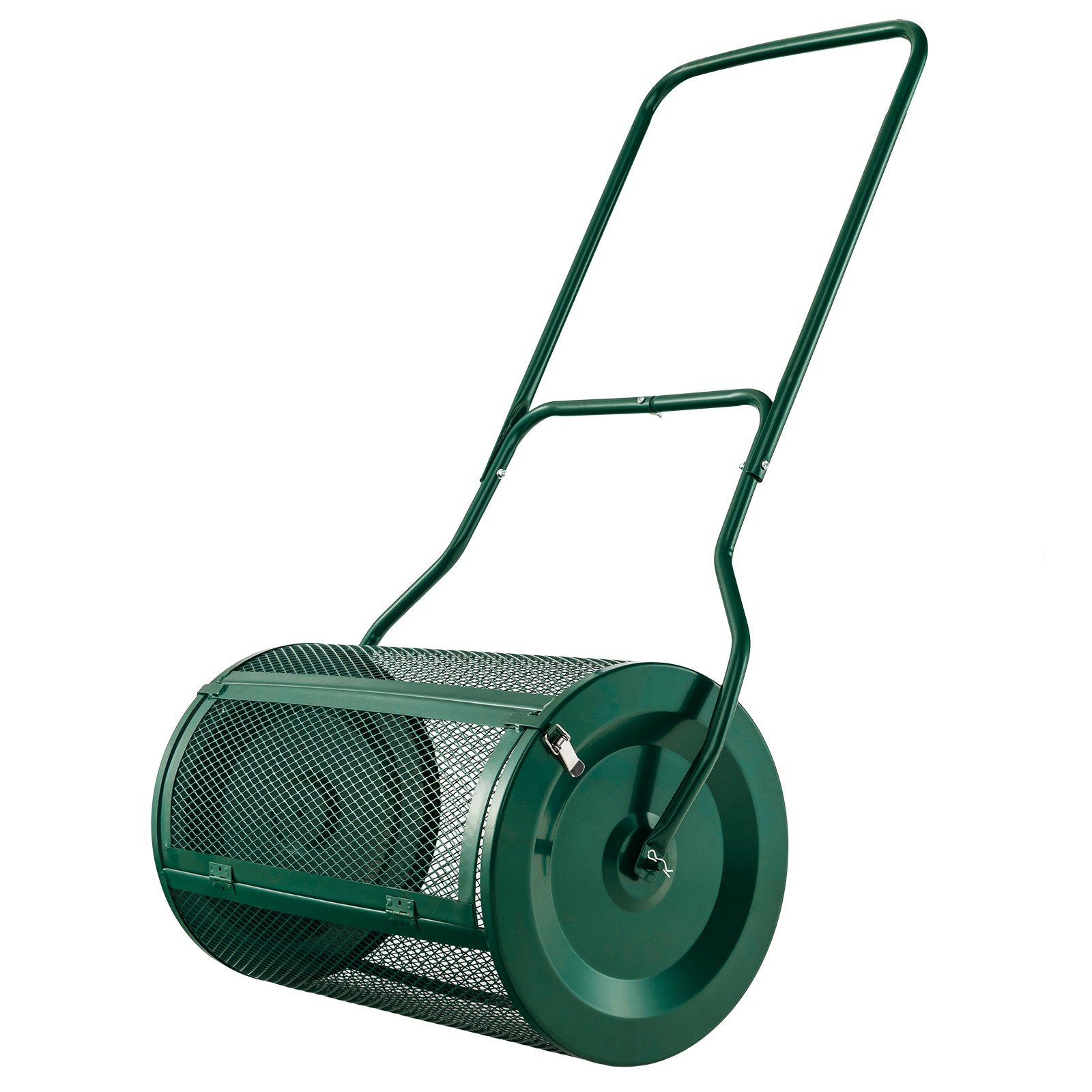 COSTWAY Streuwagen, 60,50 cm Arbeitsbreite, 80,00 l Füllmenge, mit U-Griff