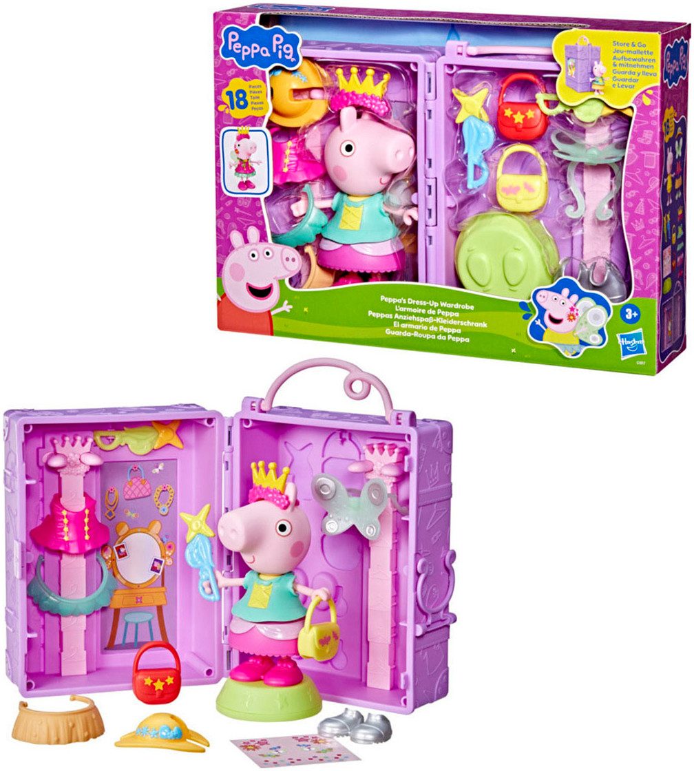 Hasbro Spielwelt Peppa Pig Peppas Anziehspaß-Kleiderschrank
