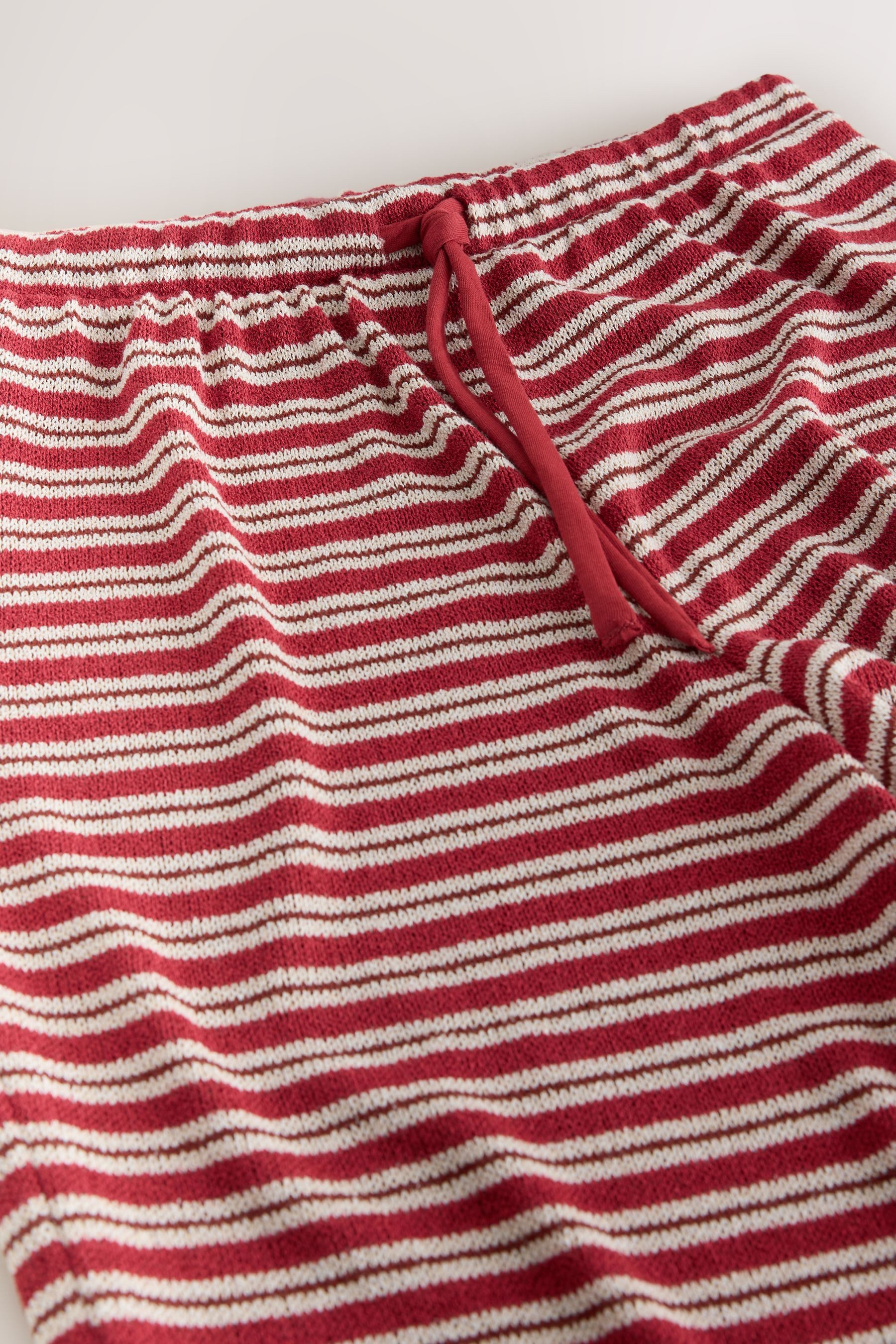 Next Palazzohose Hose mit weitem Bein im Strick-Look (1-tlg)