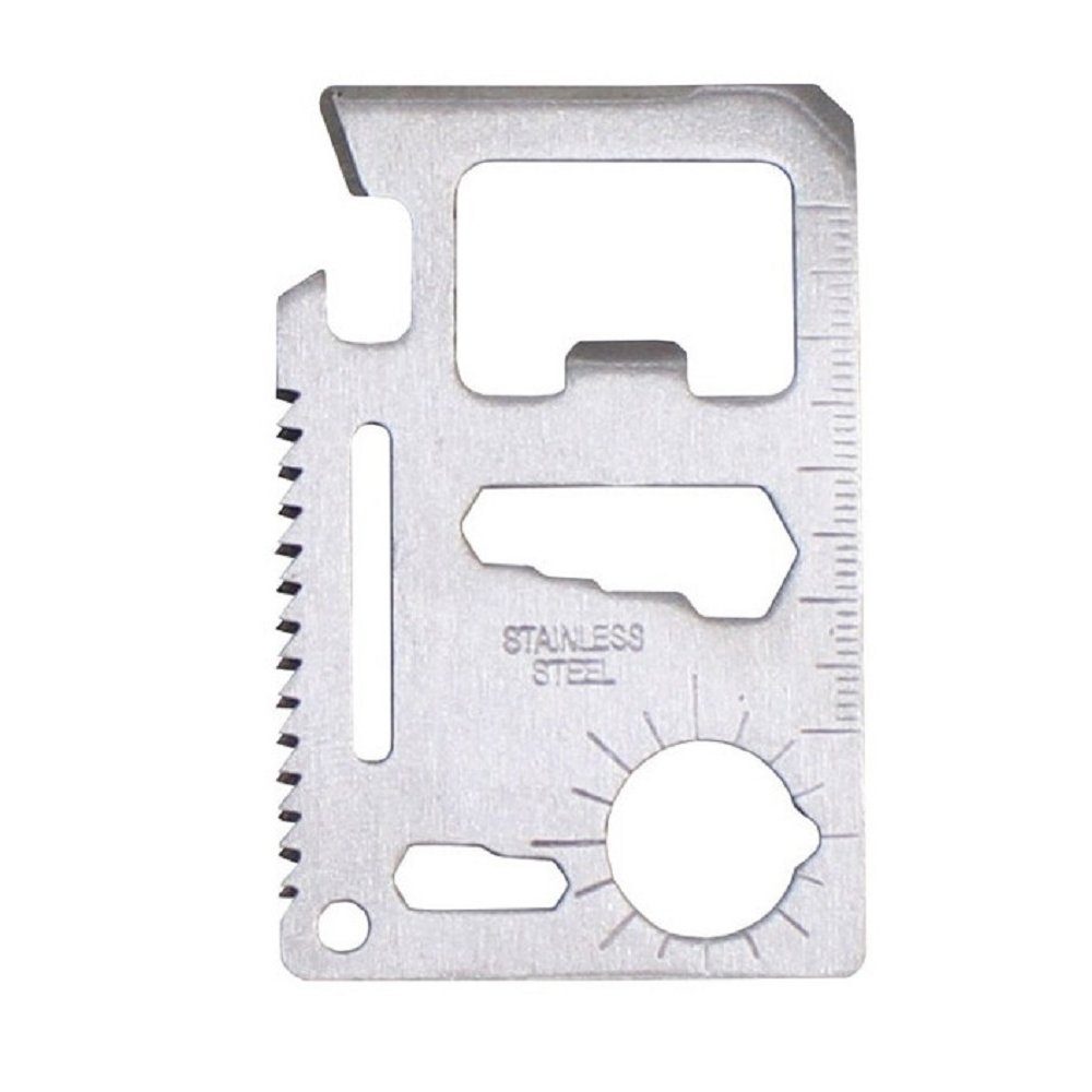 MFH Multitool Multifunktions-Survival-Tool, mit Hülle, (Packung, 1 St), mit 11 Funktionen