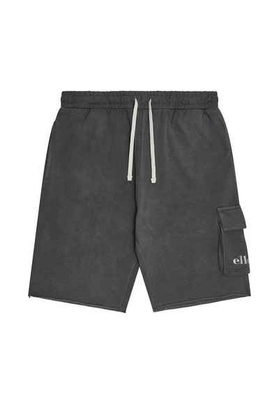 Ellesse Cargoshorts Ellesse Herren Cargo Shorts NEEM SHORT Black Dunkelgrau