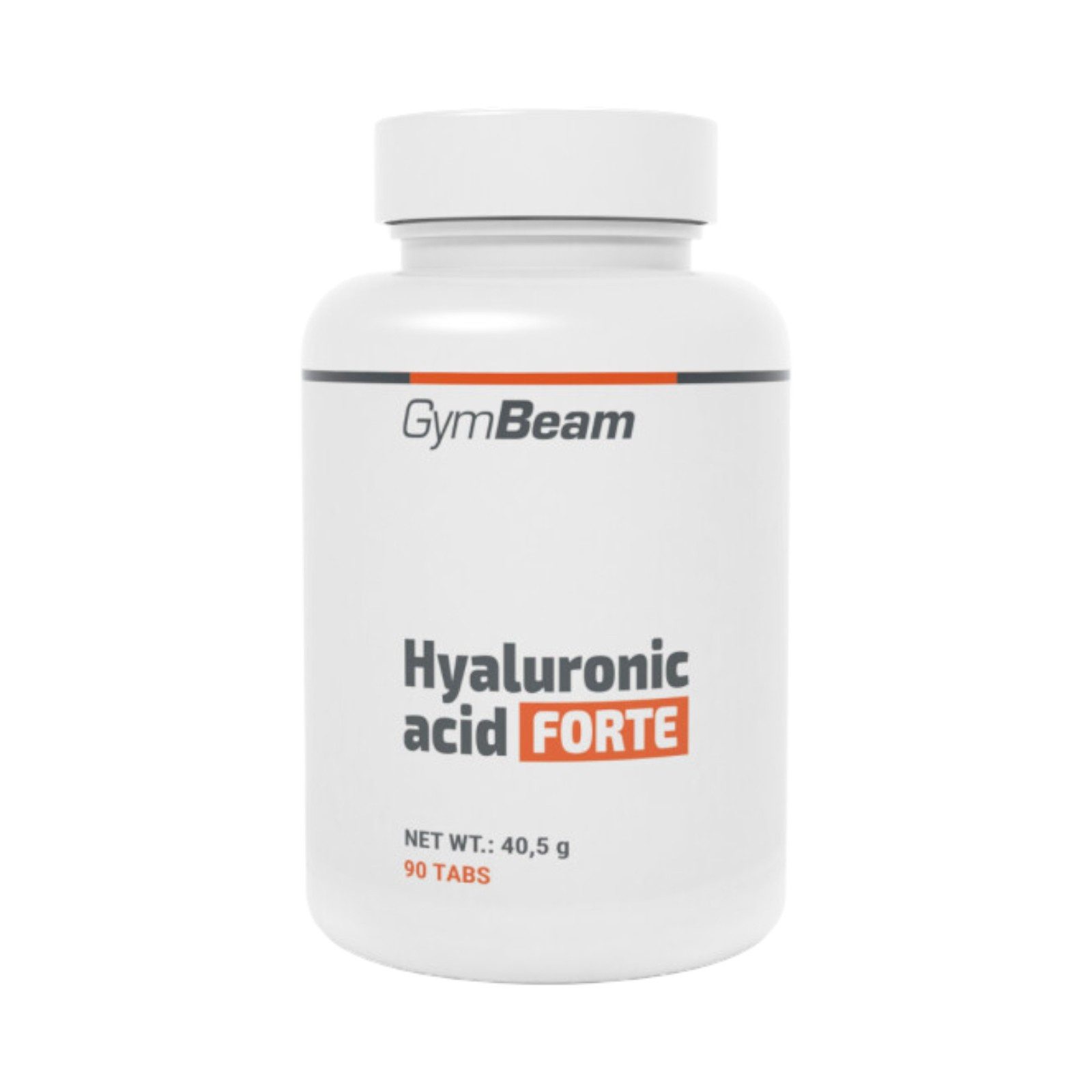 GymBeam Hyaluronsäure Forte Tabletten, 90 St., 40,5 g, jugendliche Haut, Hydratation, Gelenke/Haare, natürliche Bestandteile