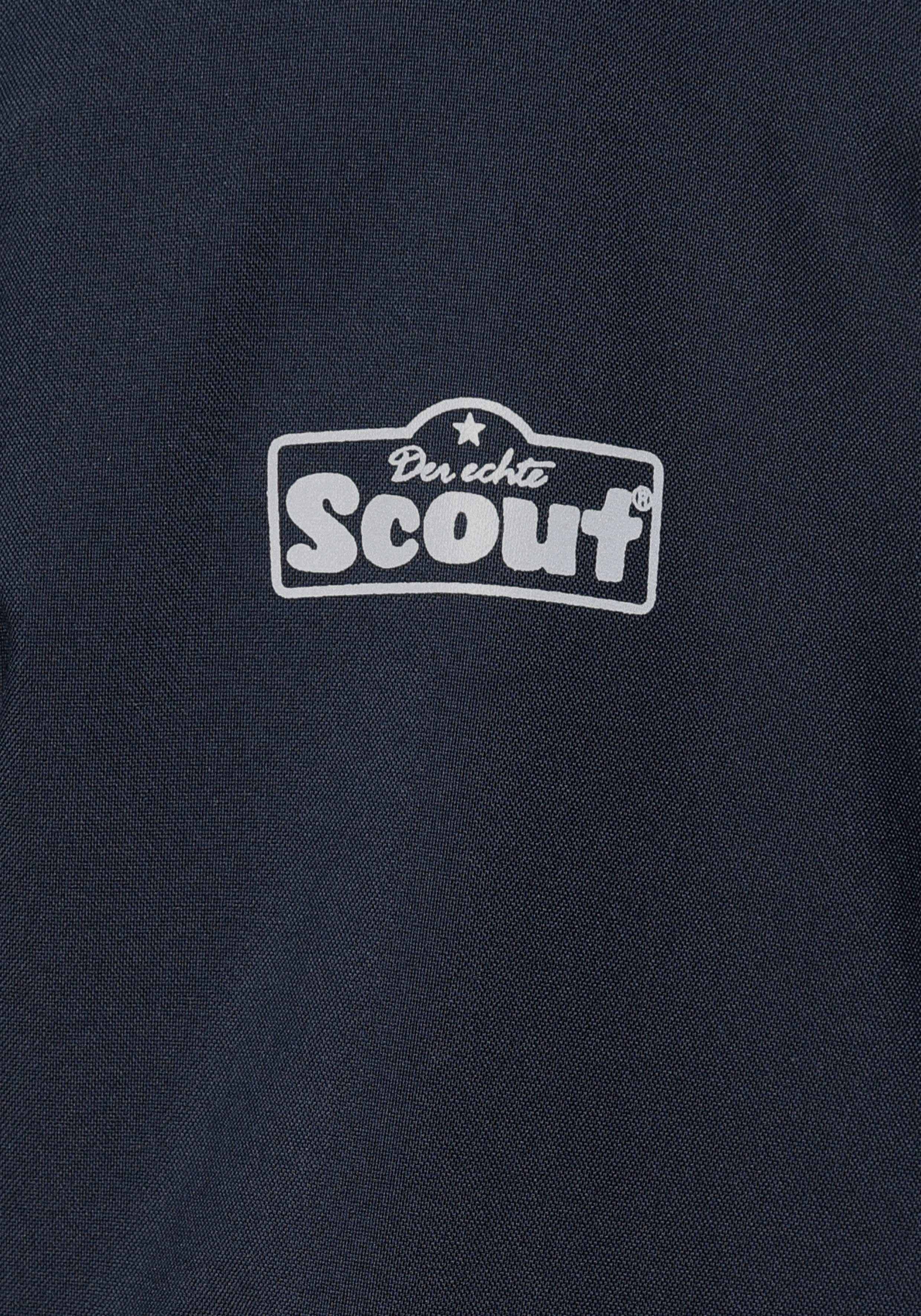 Funktionsjacke durch optisches in Highlight reflektierende Streifen marine Scout FLASH