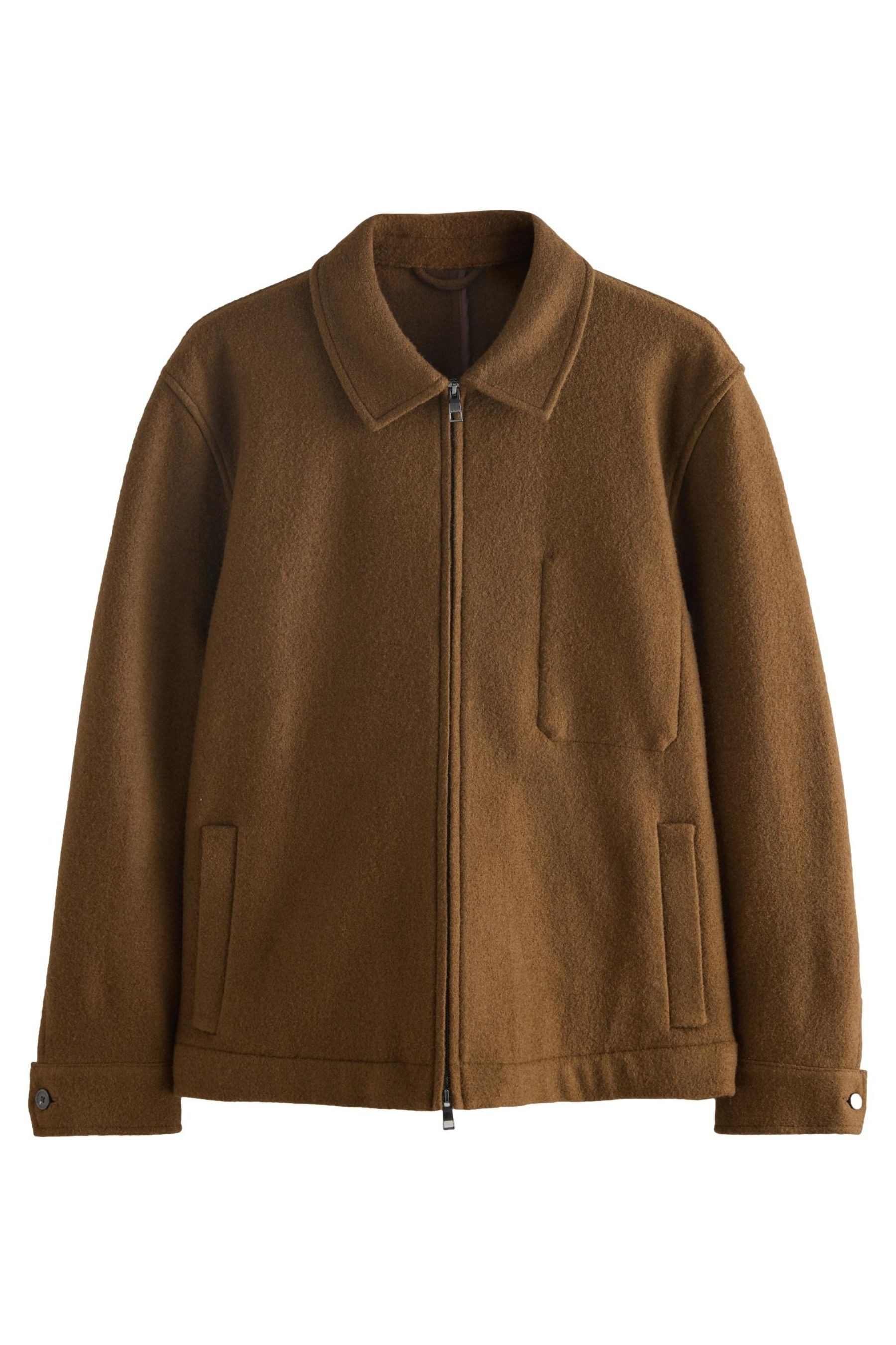 Wolljacke Elegantes Signature Nova Fides Sakko mit Struktur