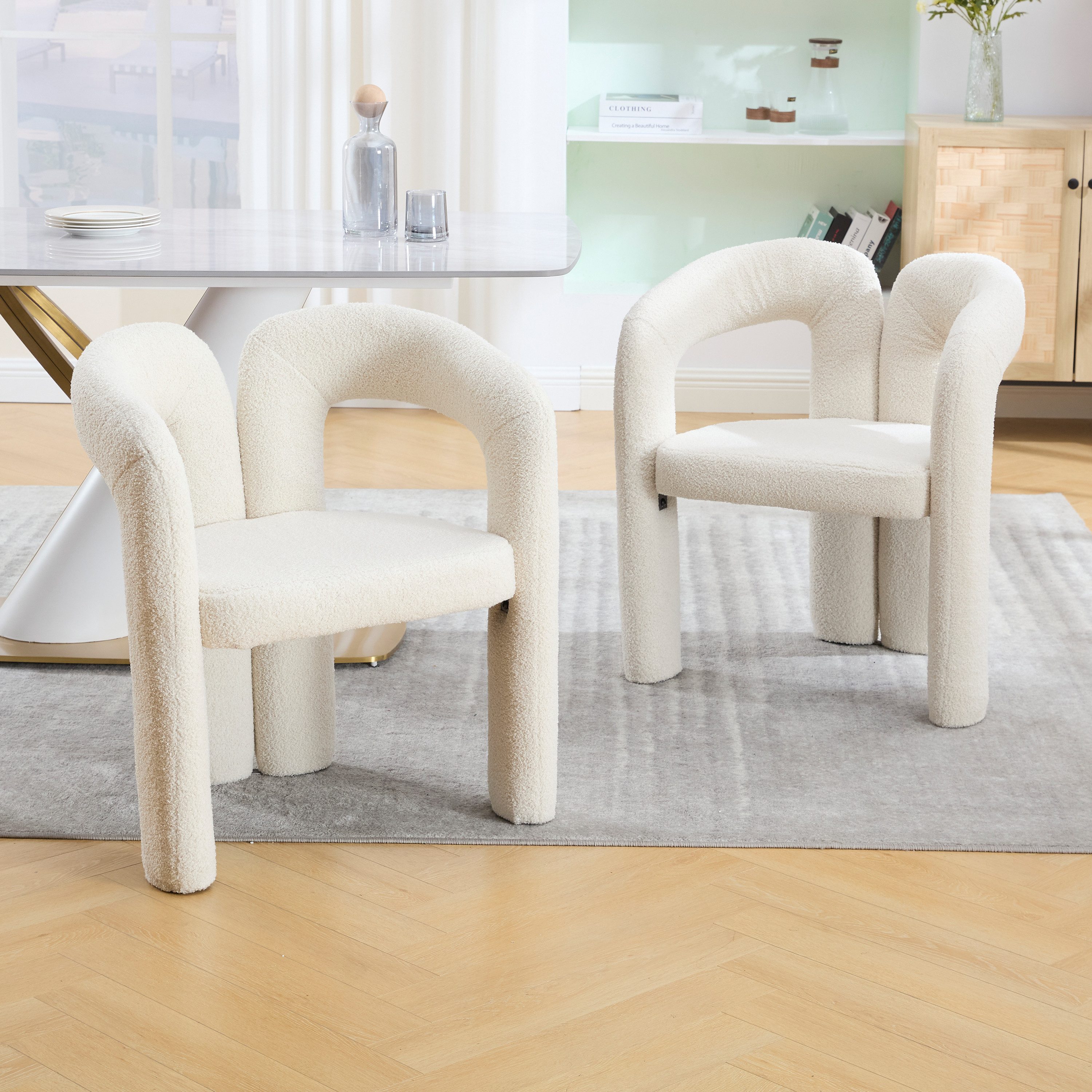 HAUSS SPOLE Esszimmerstuhl 2er-set Relaxsessel Wohnzimmerstuhl Schminkstuhl günstig online kaufen