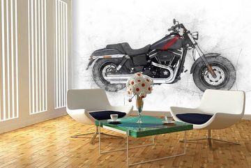 WandbilderXXL Fototapete Motorbike Uno, glatt, Classic Bikes, Vliestapete, hochwertiger Digitaldruck, in verschiedenen Größen
