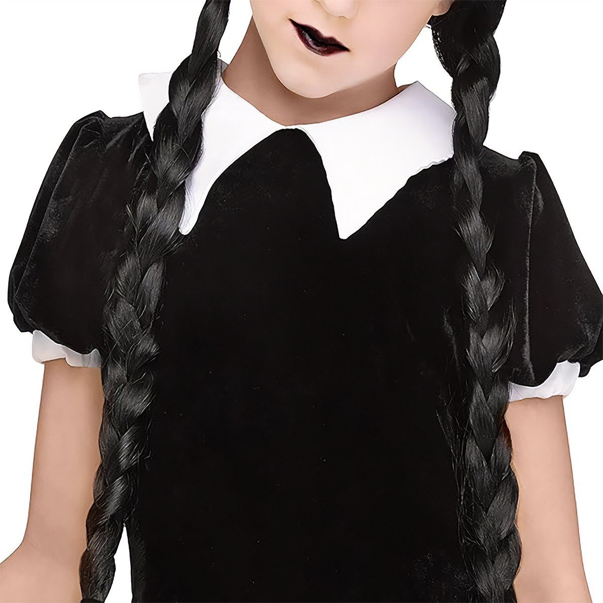 Fun World Vampir-Kostüm Vampir Schulmädchen - Halloween Kostüm Kinder, Düsteres Schoolgirl Outfit für Mädchen
