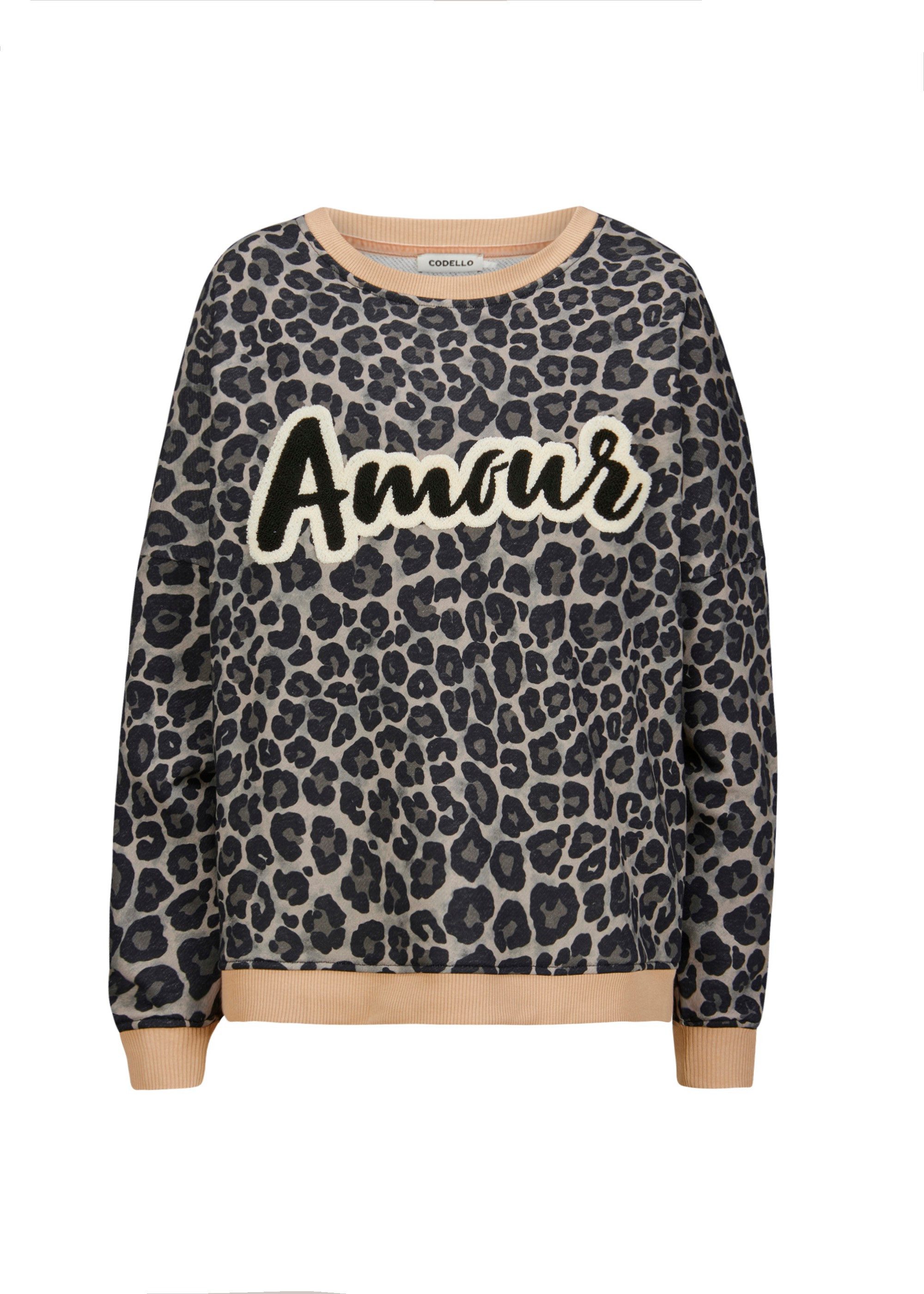 Codello Sweatshirt Codello Sweatshirt LEO ALLOVER AMOUR günstig online kaufen