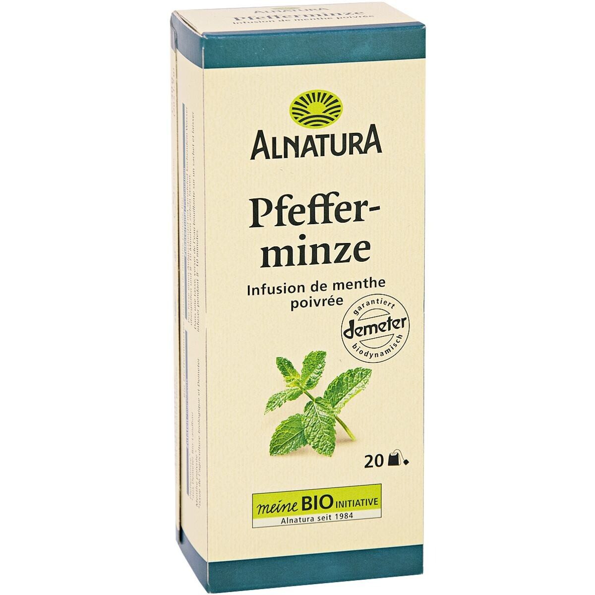 Alnatura Pfefferminze, Kräutertee, 20 Aufgussbeutel