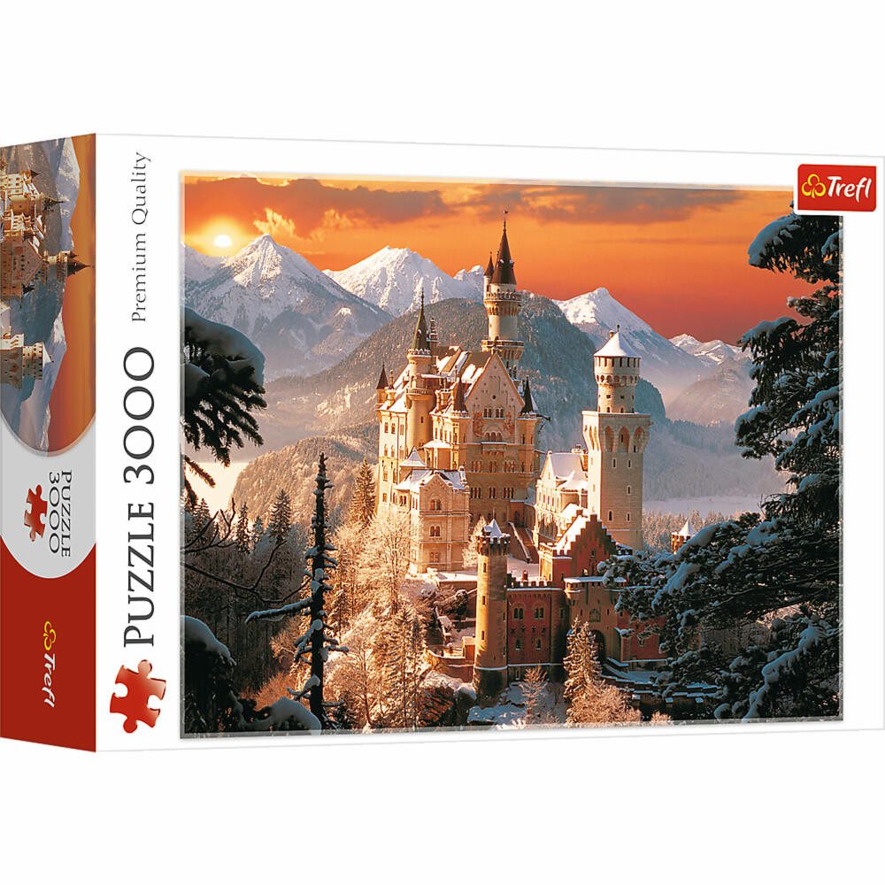 Trefl Puzzle Neuschwanstein im Winter, 3000 Puzzleteile