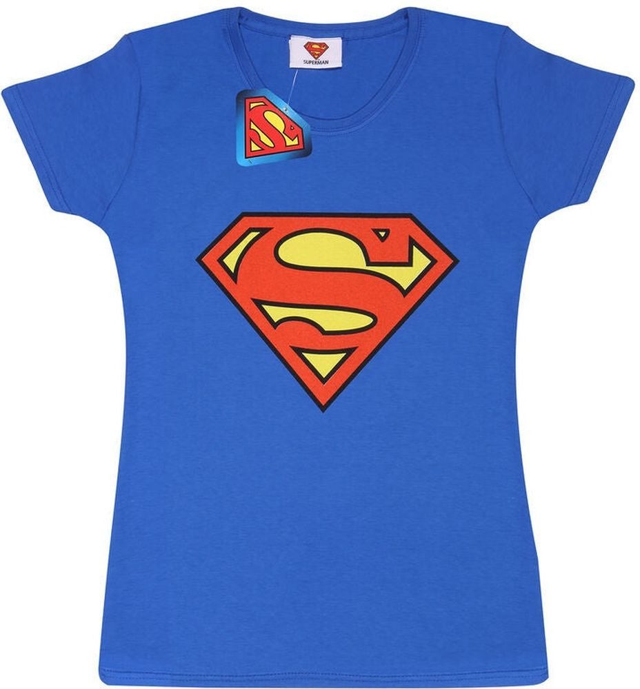Superman T-Shirt Logo Fitted T-Shirt günstig online kaufen