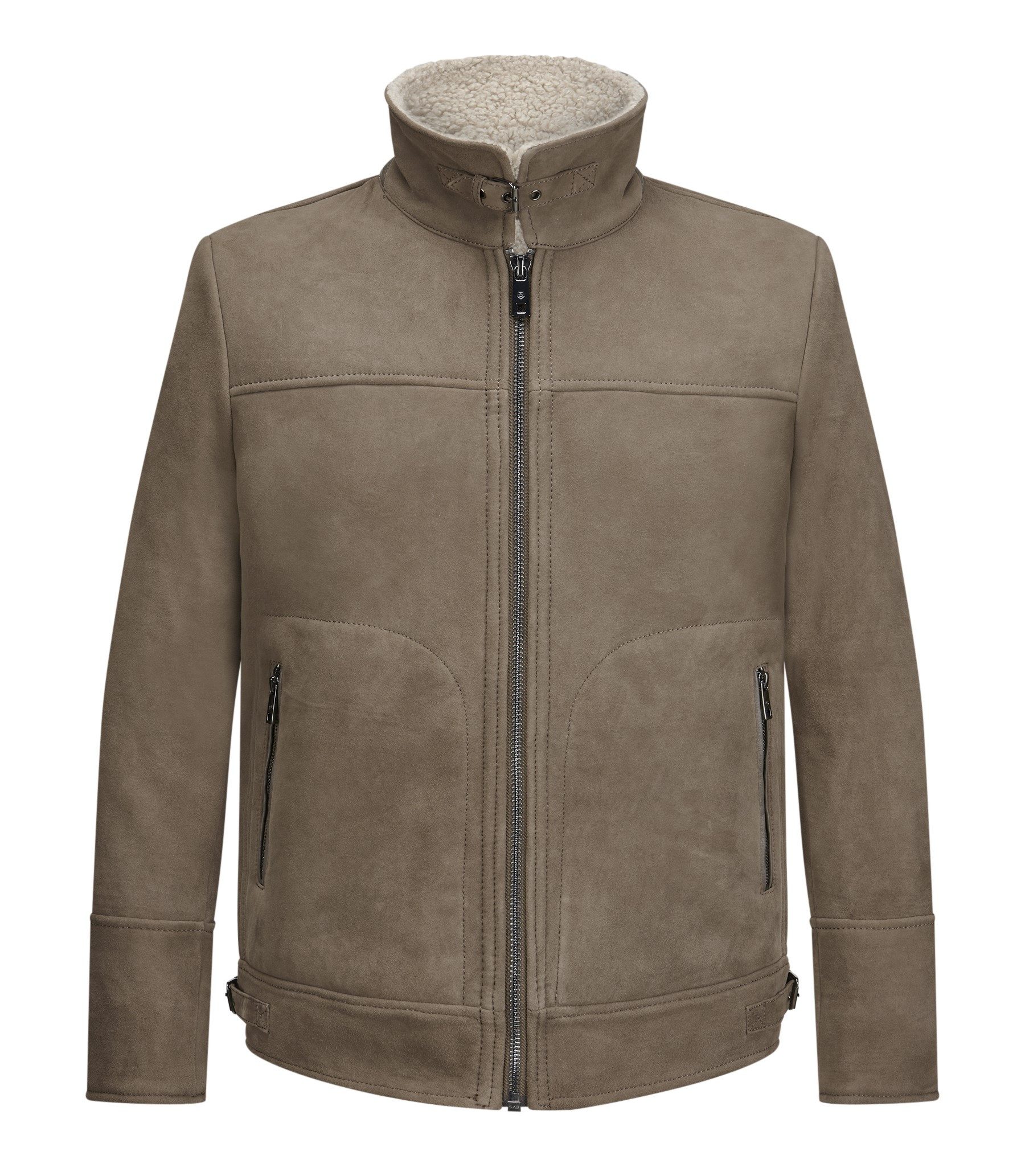 Milestone Lederjacke MSCamino aus weichem Veloursleder mit Fell-Innenseite günstig online kaufen