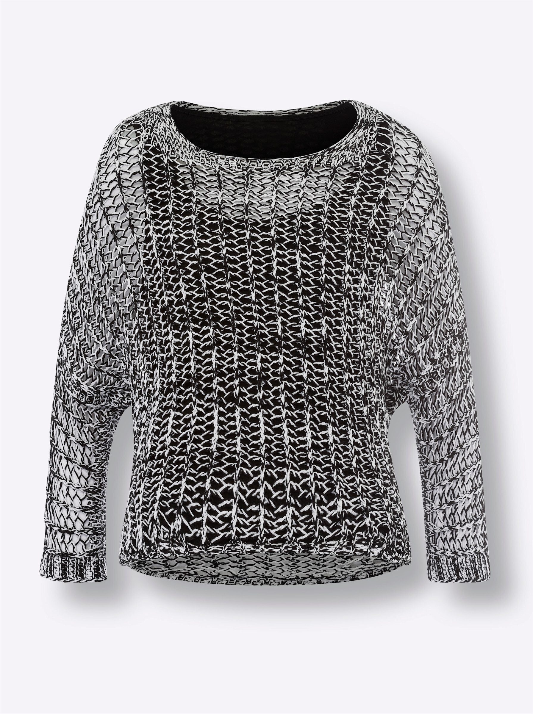 Strickpullover Pullover 3/4-Arm Ajour