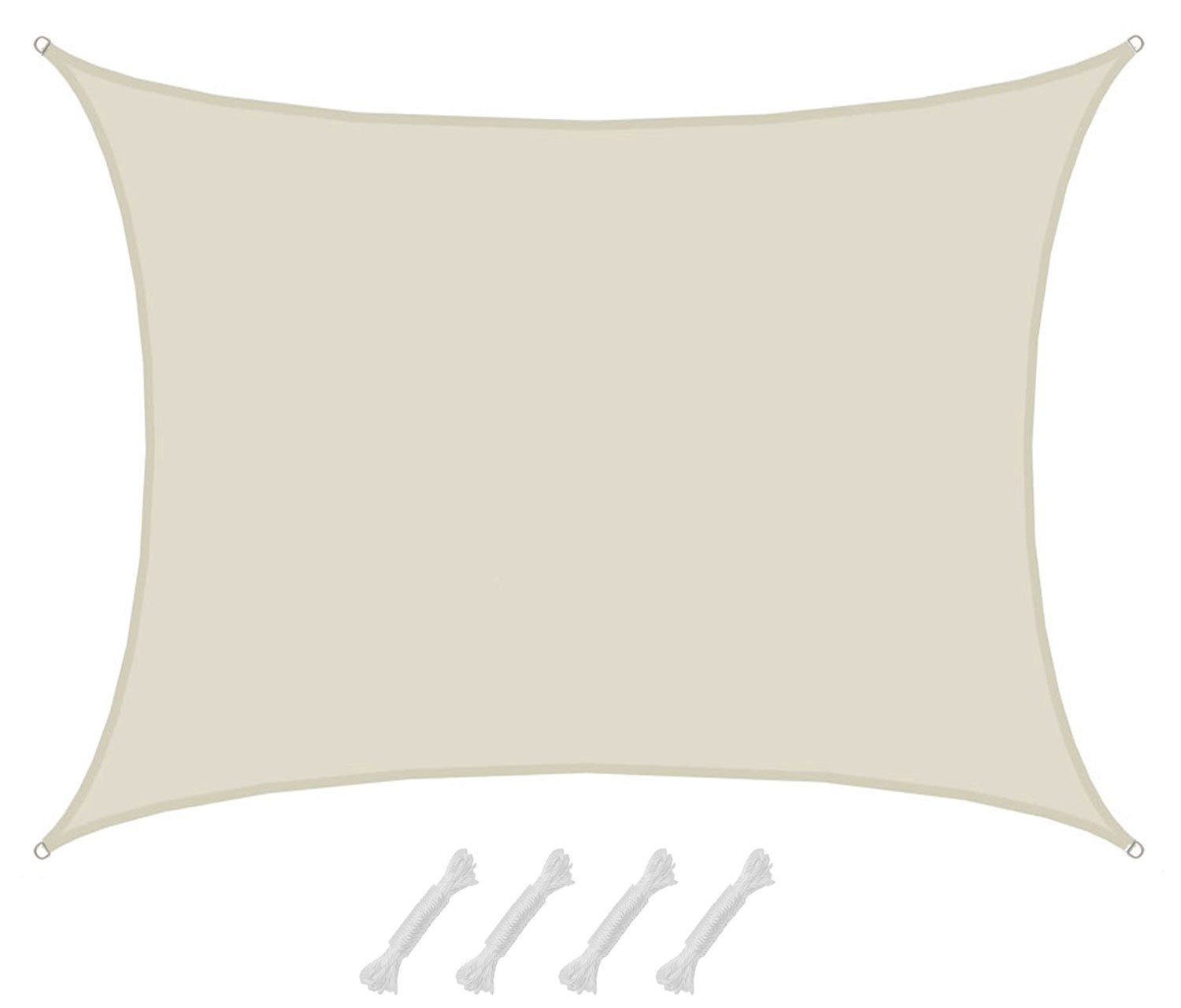 AMANKA Sonnensegel Sonnensegel Karakum Beige 5x6m günstig online kaufen