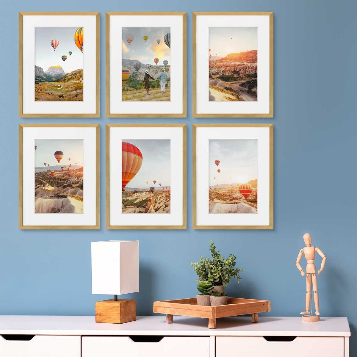 PHOTOLINI Bilderrahmen 6er Set 30x40 cm günstig online kaufen
