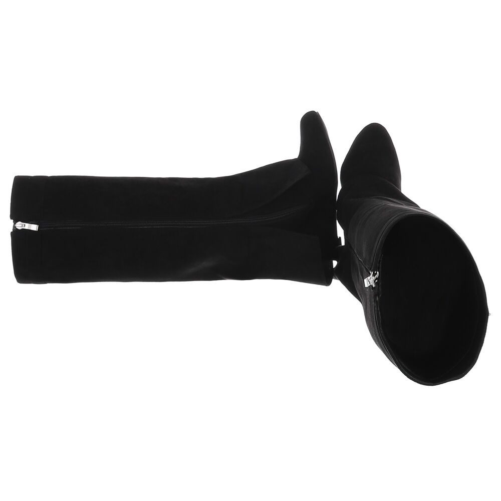 Ital-Design Elegante Überknie-Stiefel mit Komfort und modernem Design Keils günstig online kaufen