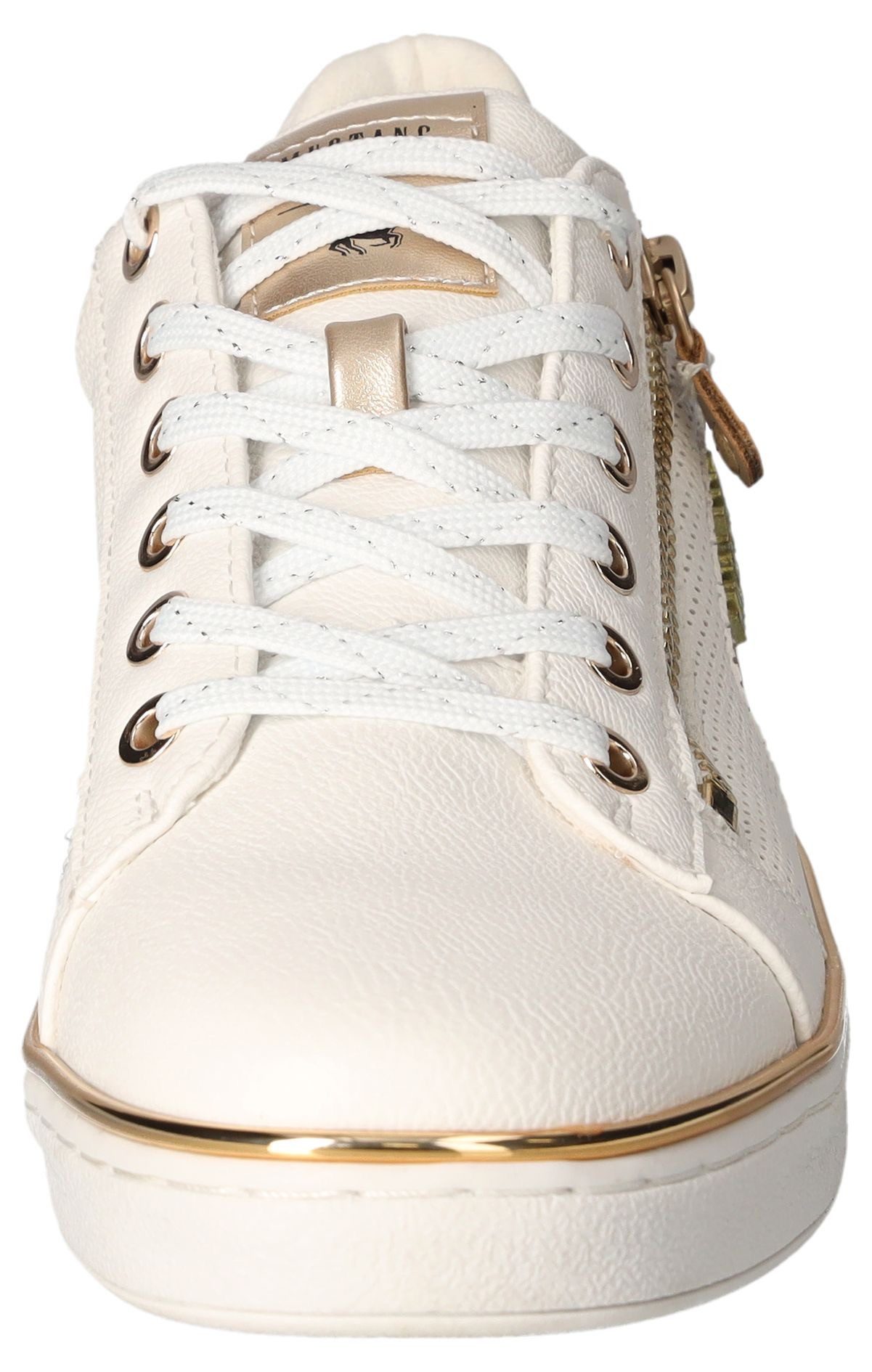 Mustang Shoes Sneaker, Plateausneaker, Schnürschuh mit Metallic Details