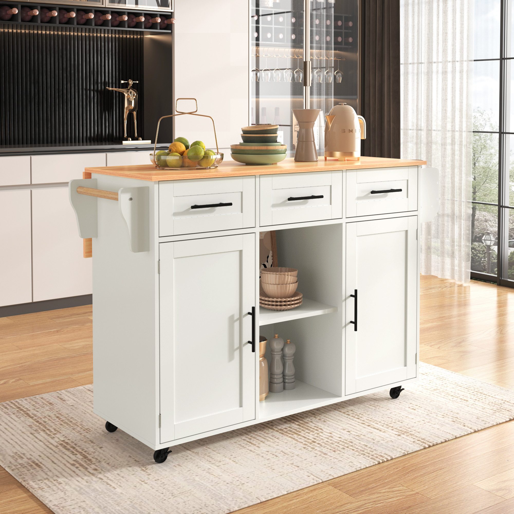 HAUSS SPOLE Sideboard Küchenwagen Buffetschrank mit günstig online kaufen