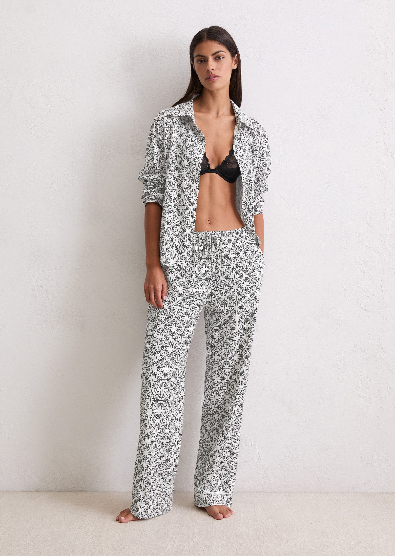 Marc O'Polo Loungehose Mix N Match Cotton Jersey seitliche Taschen, Bindeba günstig online kaufen