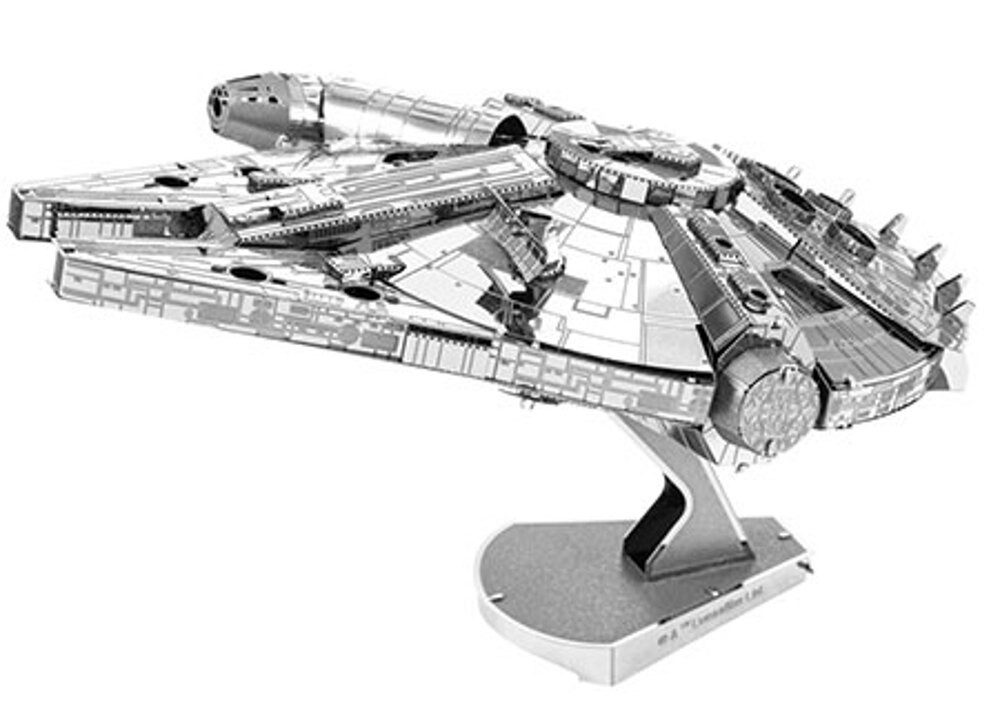 Invento Puzzle Metal Earth, Star Wars - Millenium Falke - 3D Metall Puzzle, Puzzleteile