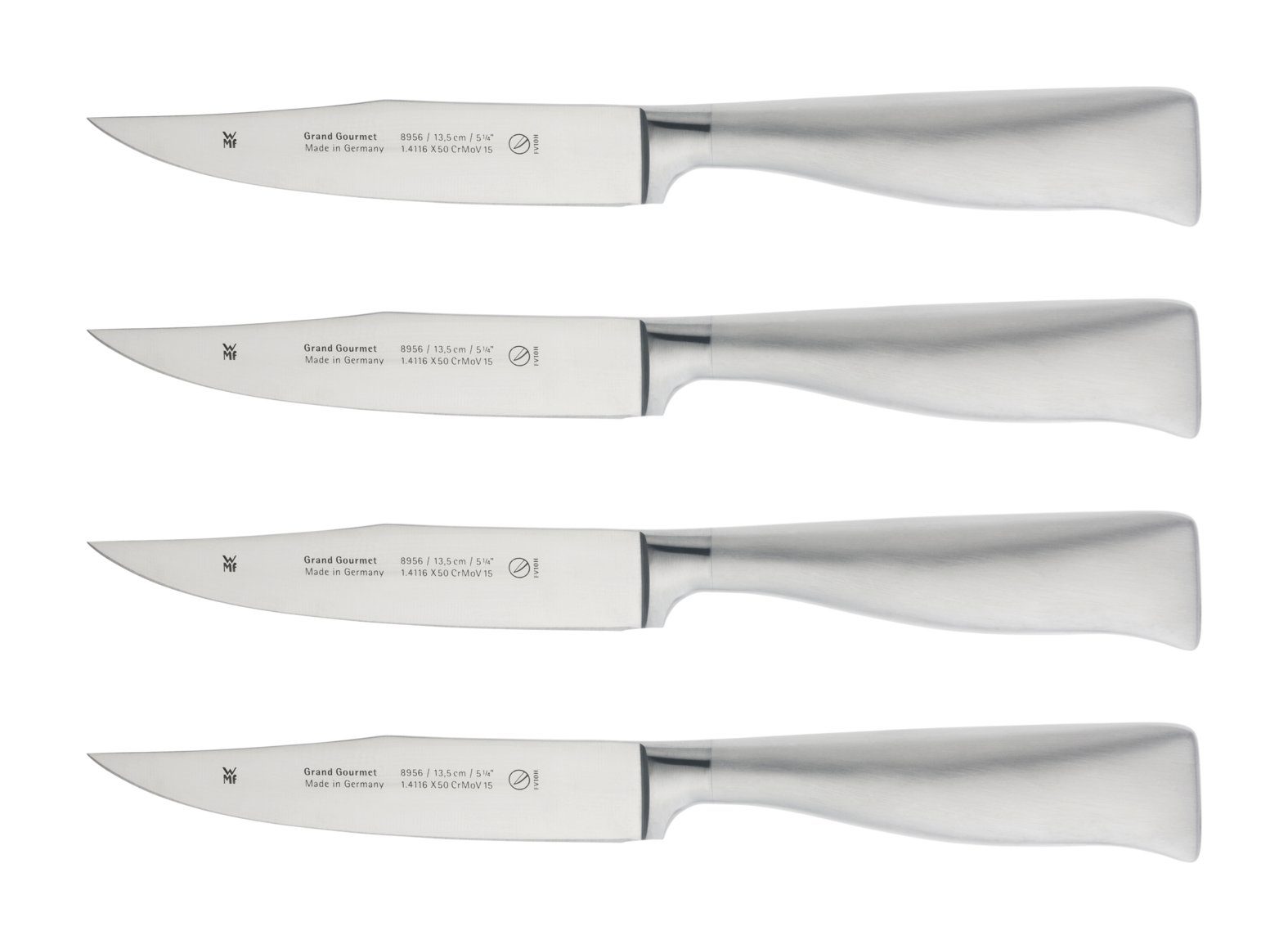 WMF Steakbesteck Grand Gourmet (4-tlg), Klingenstahl, Grand Gourmet