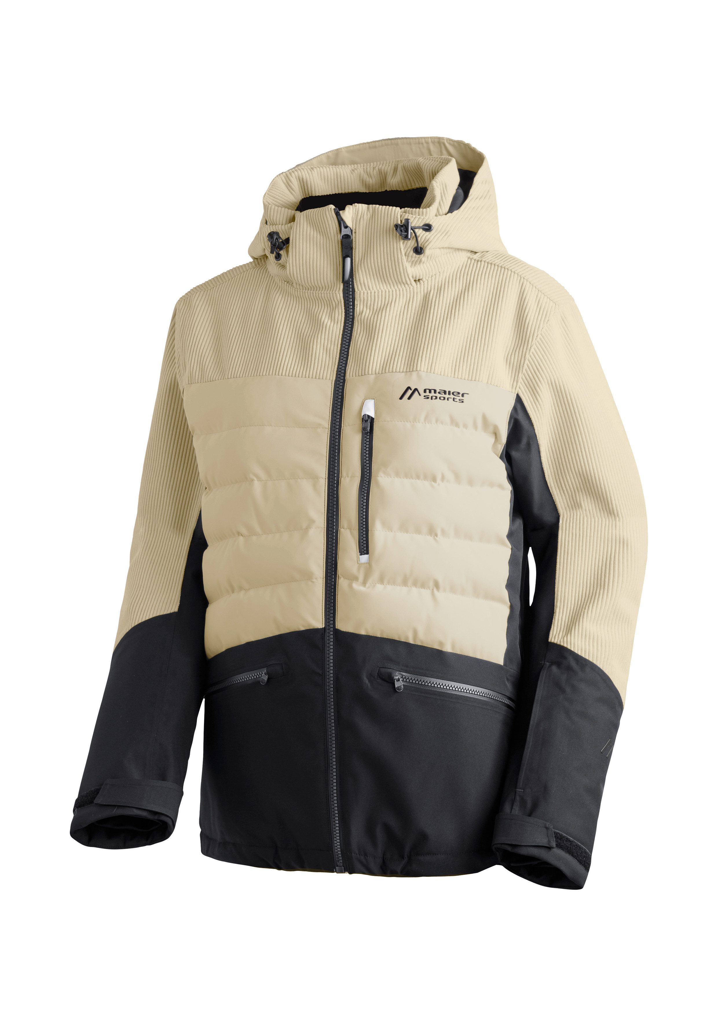 Maier Sports Skijacke Whiteglam W Damen Winterjacke wasserdicht u. atmungsaktiv