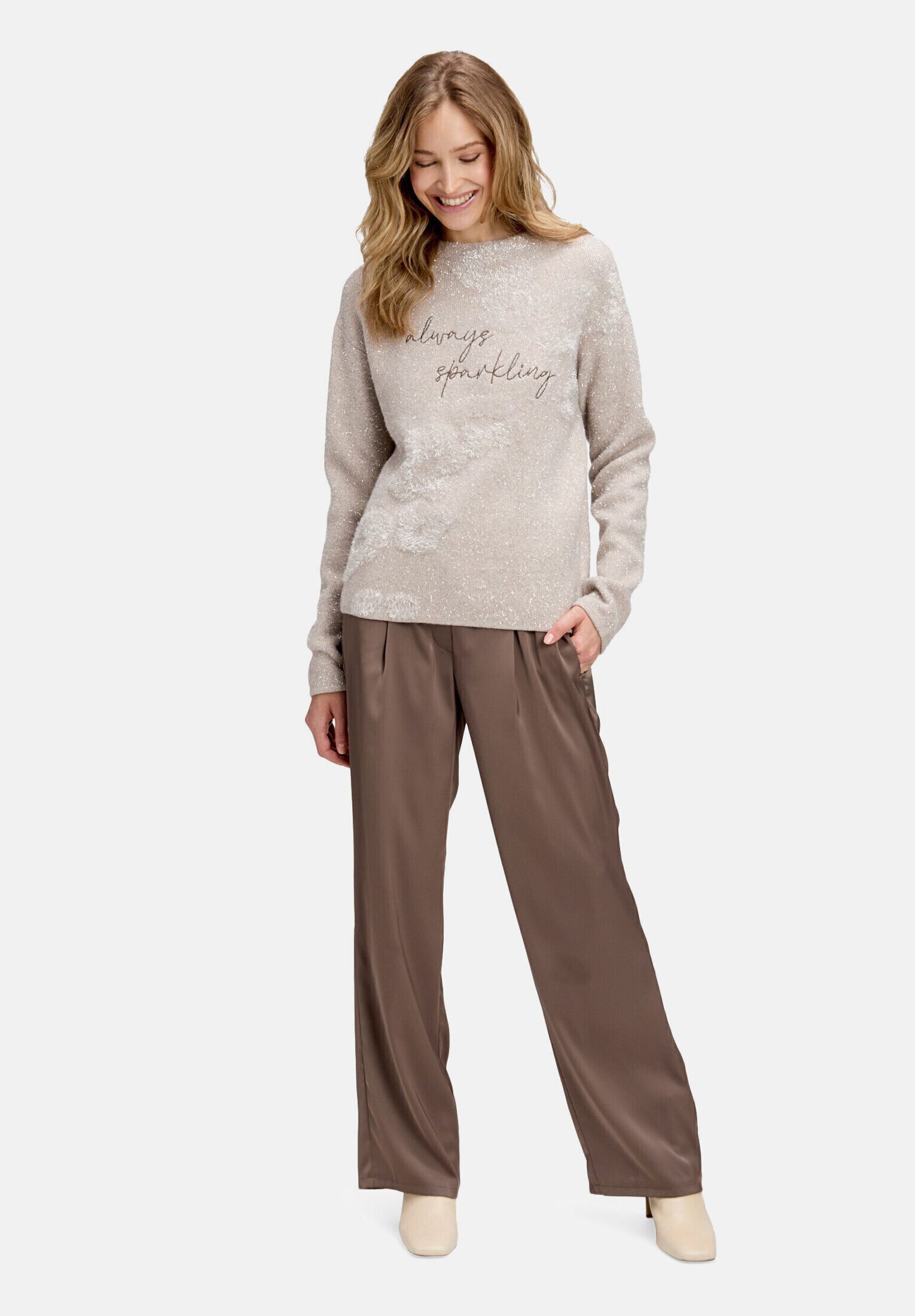 Betty Barclay Strickpullover Damen mit Jacquard (1-tlg)