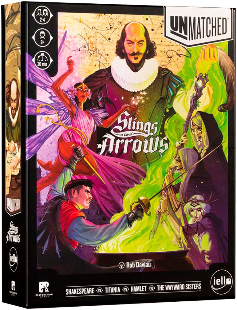 iello Spiel Unmatched - Slings & Arrows EN, Strategiespiel, in Englisch