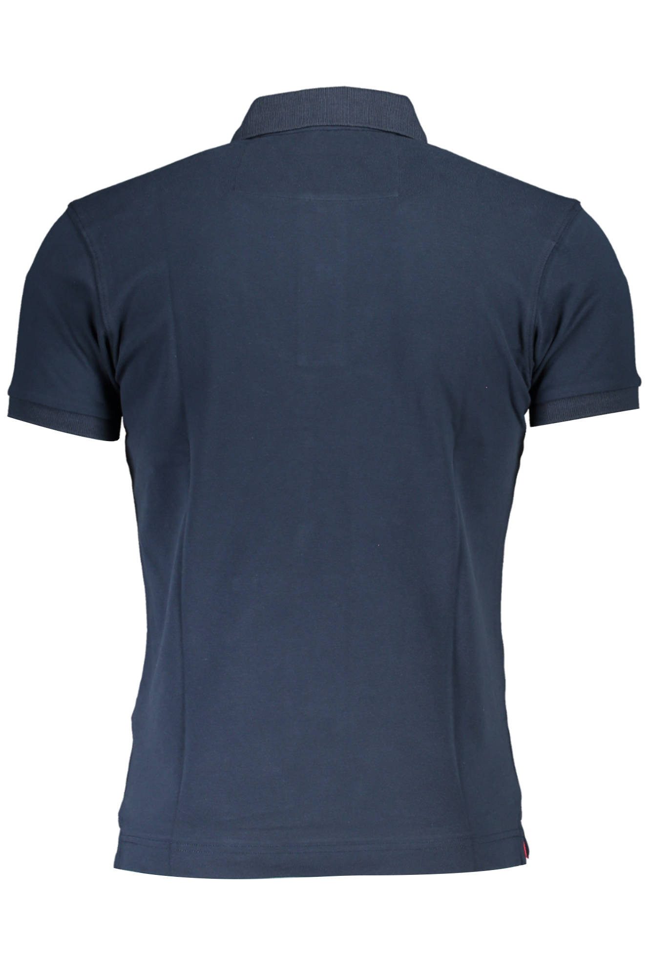 La Martina Poloshirt Elegantes blaues Slim Fit Kurzarm-Poloshirt mit