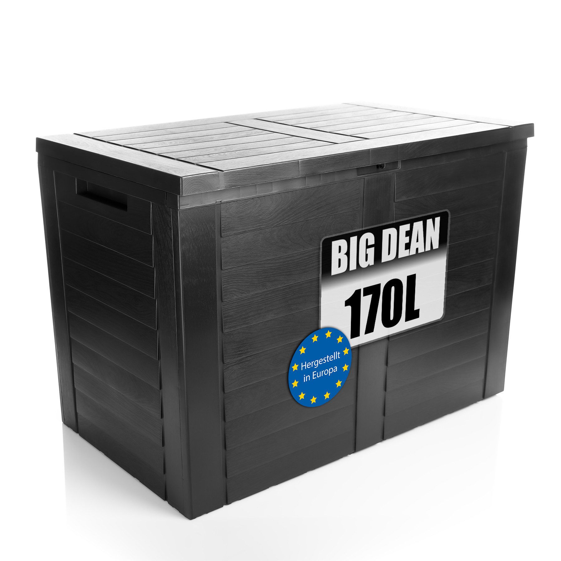 BigDean Gartenbox Auflagenbox Garten 170L mit Stecksystem aus Kunststoff wa günstig online kaufen