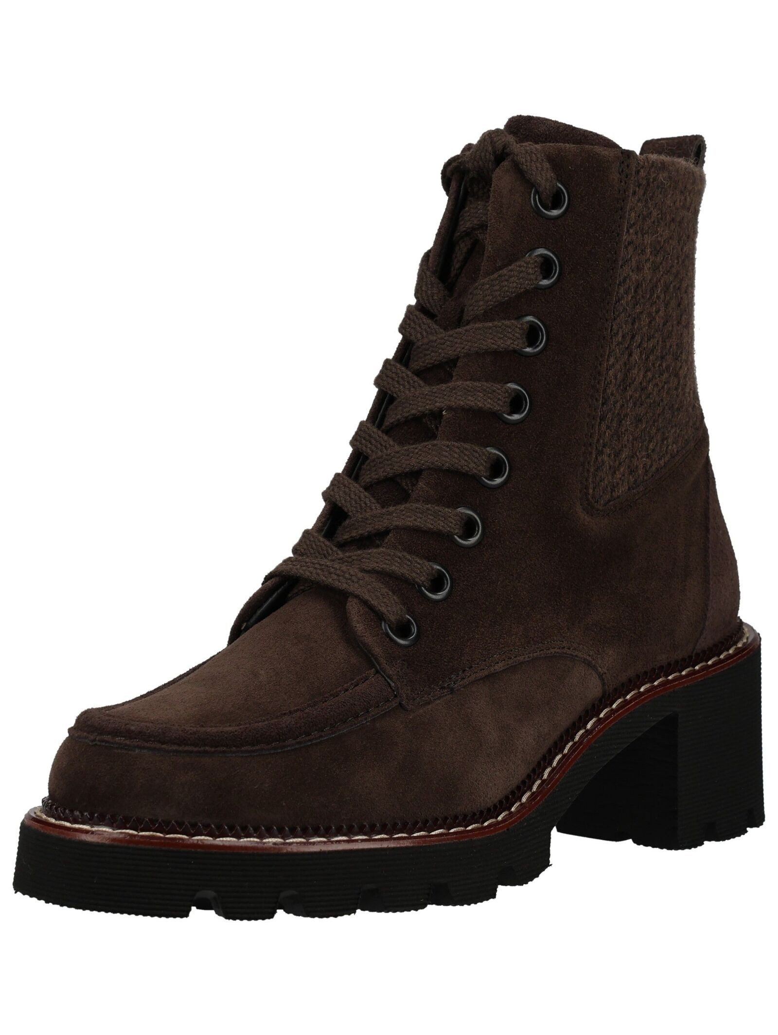Paul Green Paul Green Stiefelette Veloursleder/Textil Schnürstiefelette